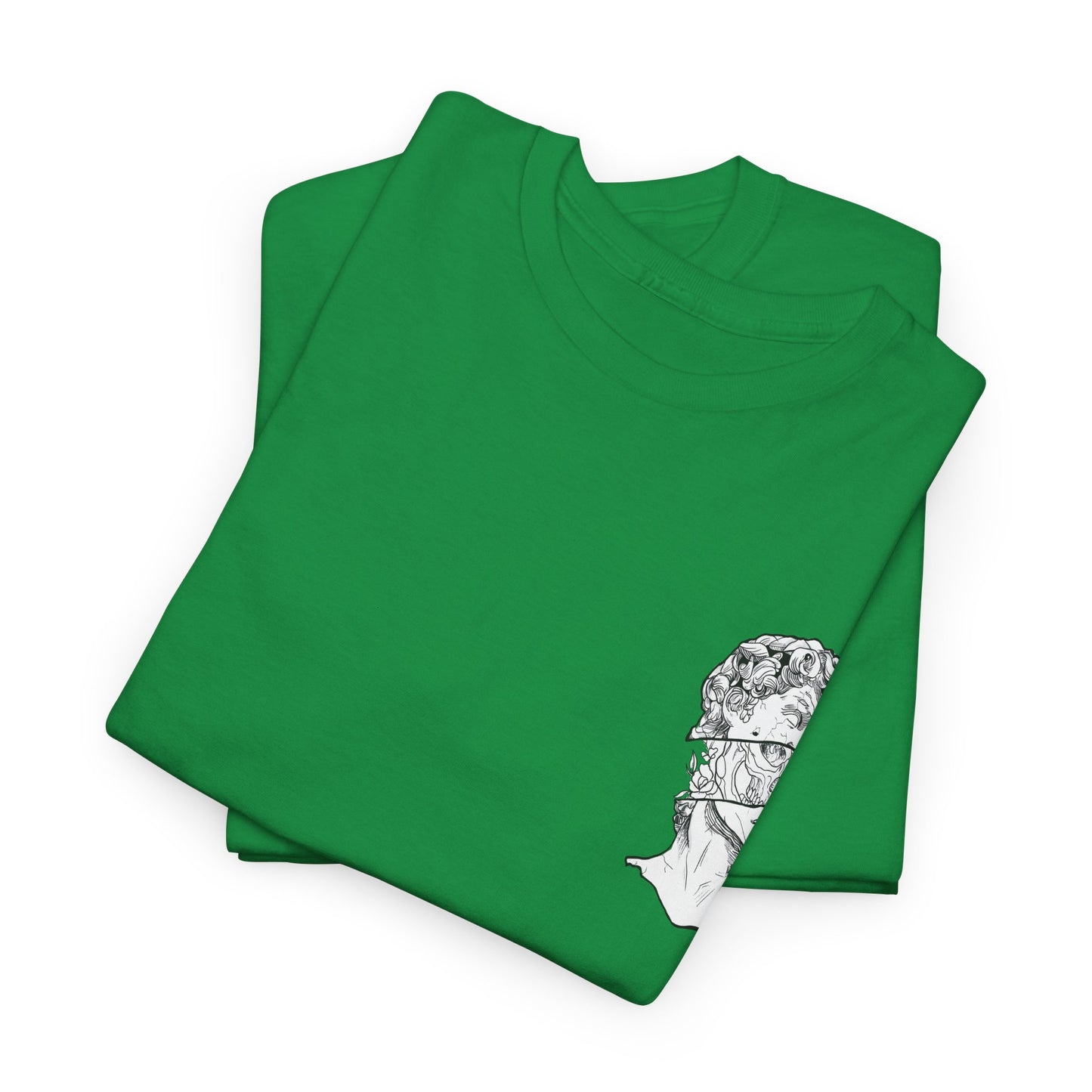 "Leo_Skull" Back Heavy fabric T-Shirt