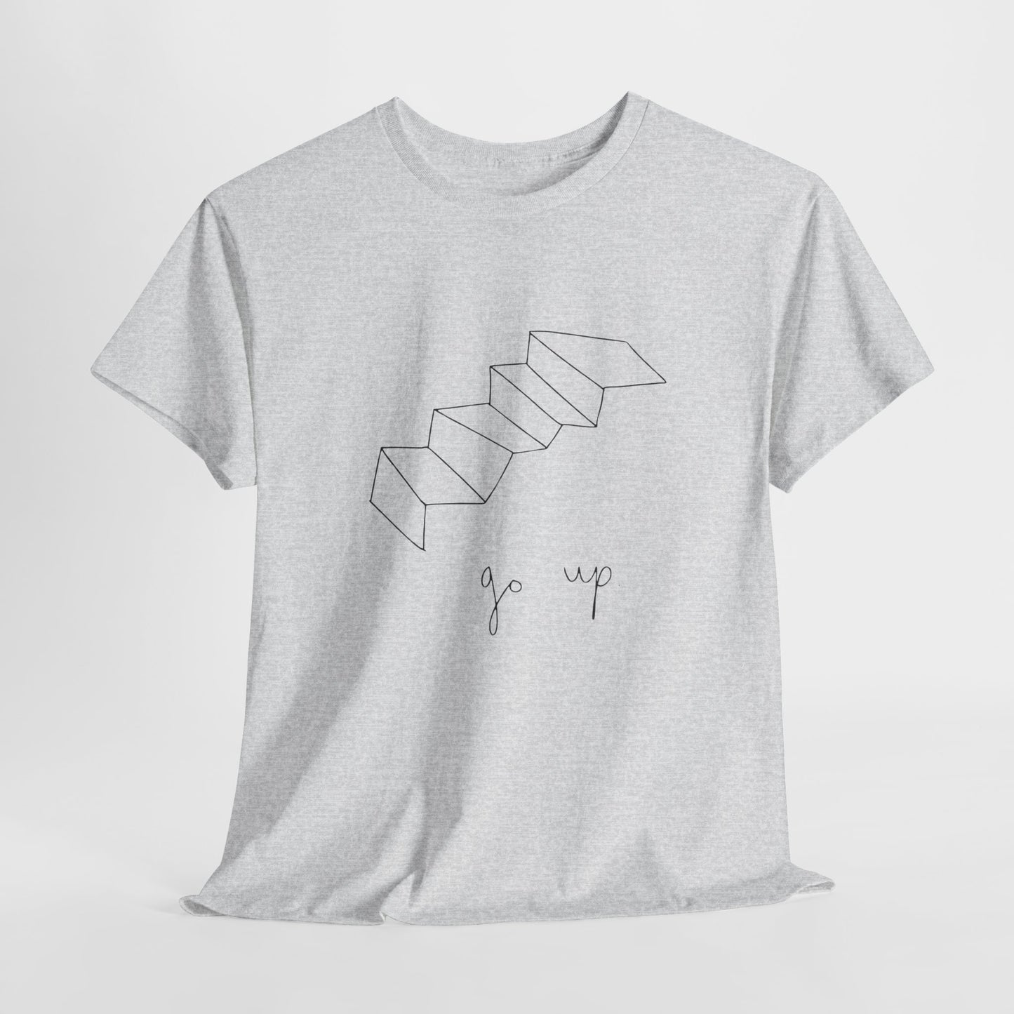 "Go up” Heavy fabric T-Shirt.
