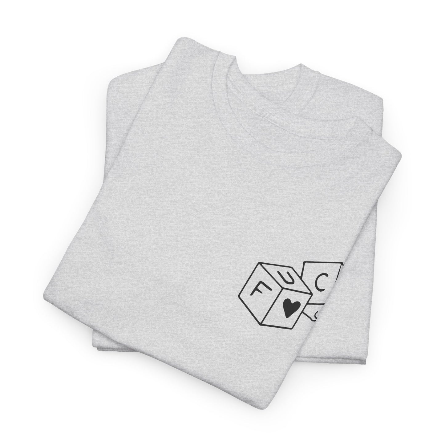"The_dice" Heavy fabric T-Shirt