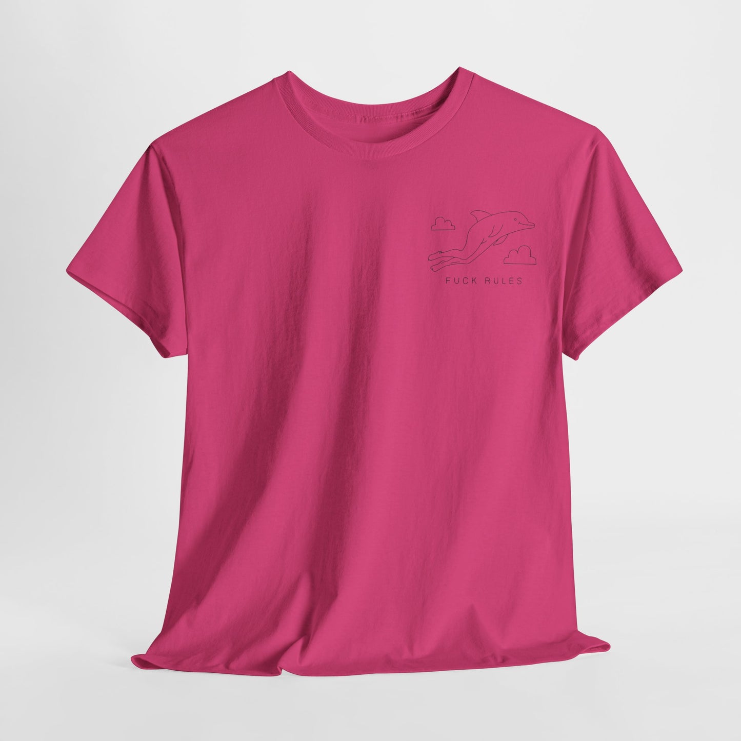 "Fuck_rules" Heavy fabric T-Shirt