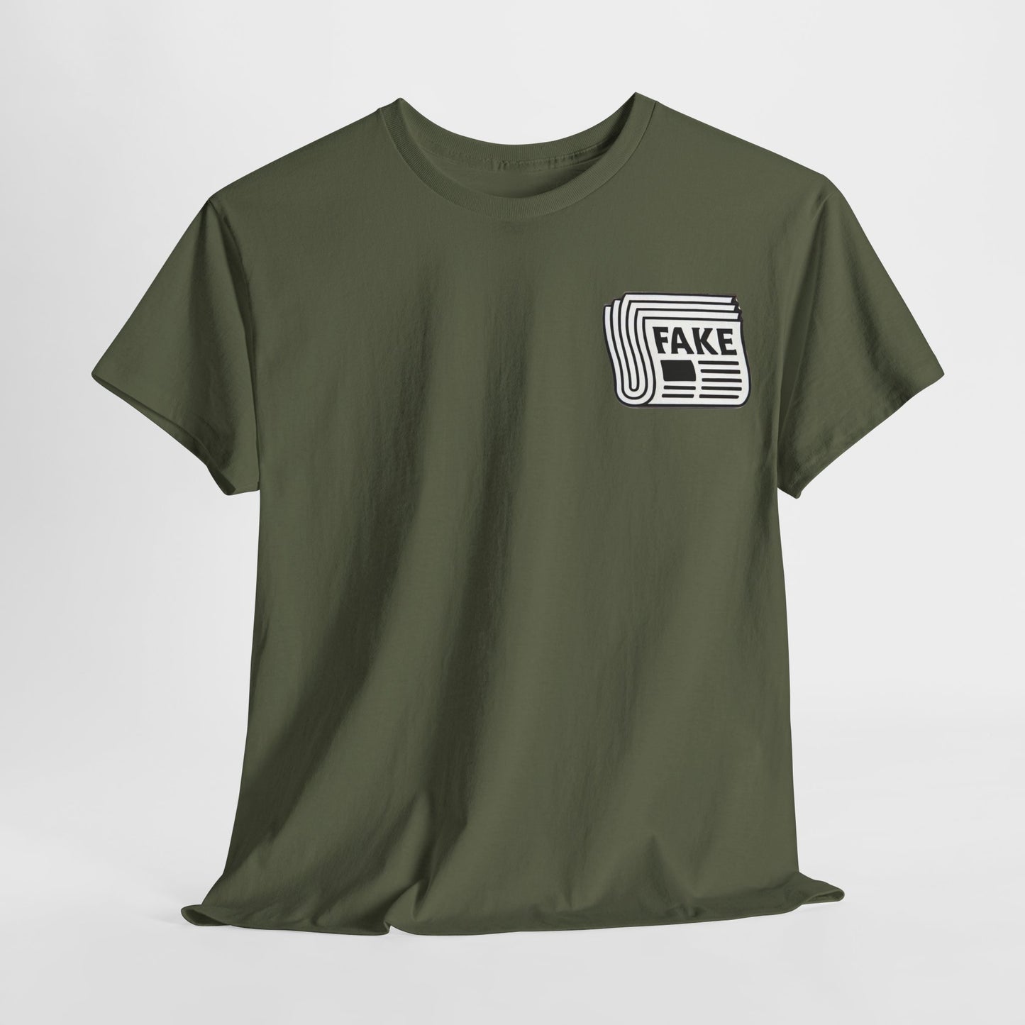 "Fake_news" Heavy fabric T-Shirt