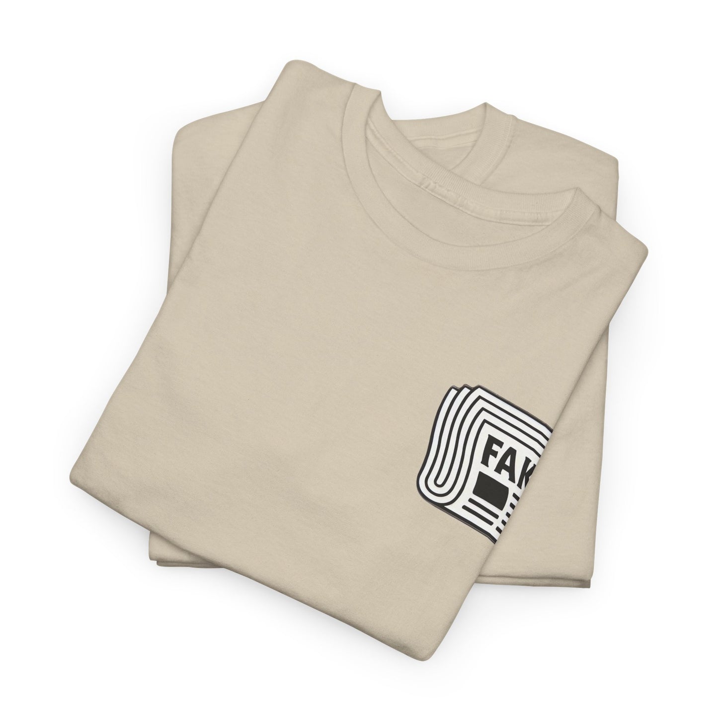 "Fake_news" Heavy fabric T-Shirt