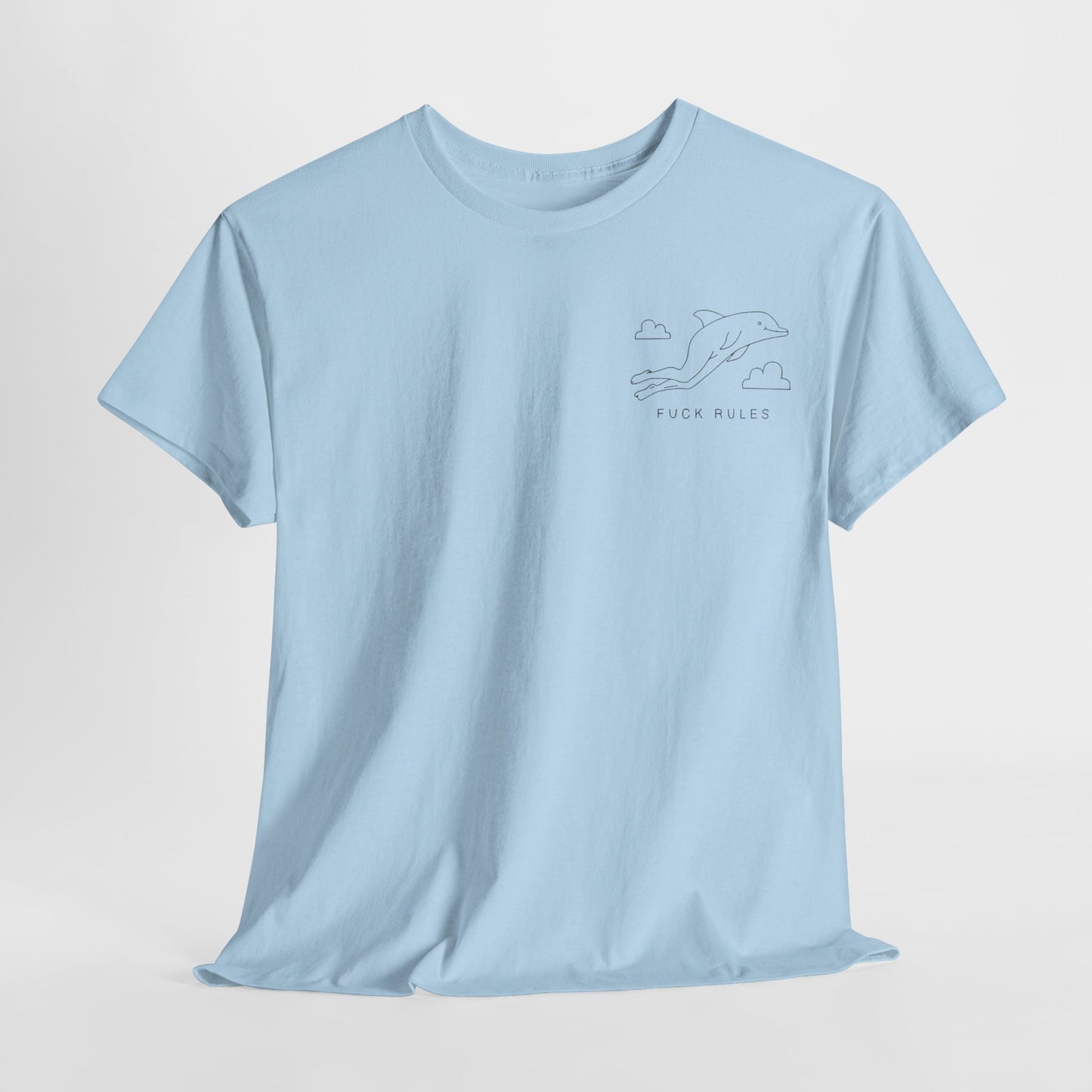 "Fuck_rules" Heavy fabric T-Shirt