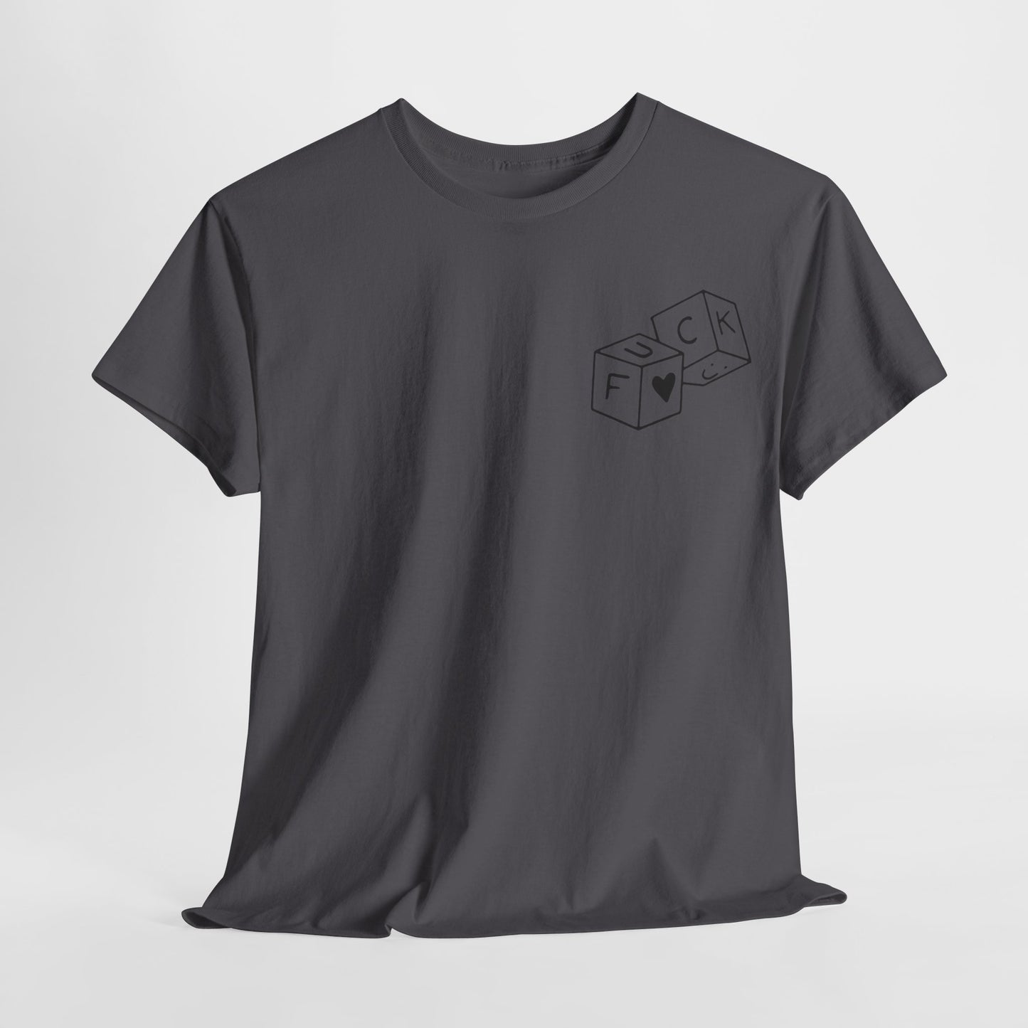 "The_dice" Heavy fabric T-Shirt
