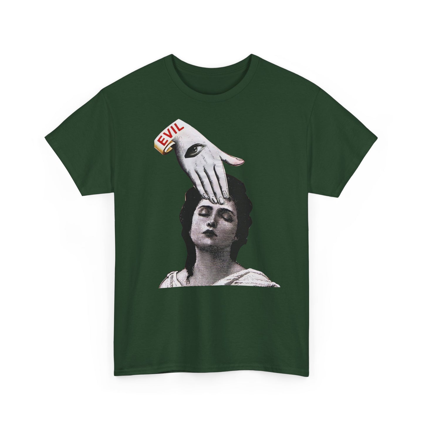 "Evil_mind" Heavy fabric T-Shirt