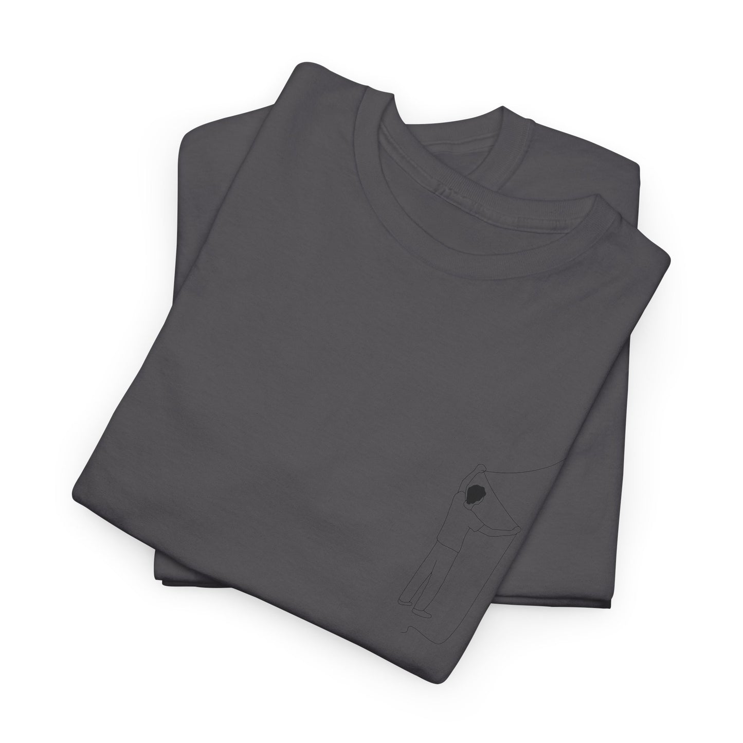 "Bird_on_a_leash” Heavy fabric T-Shirt by Kantlijn