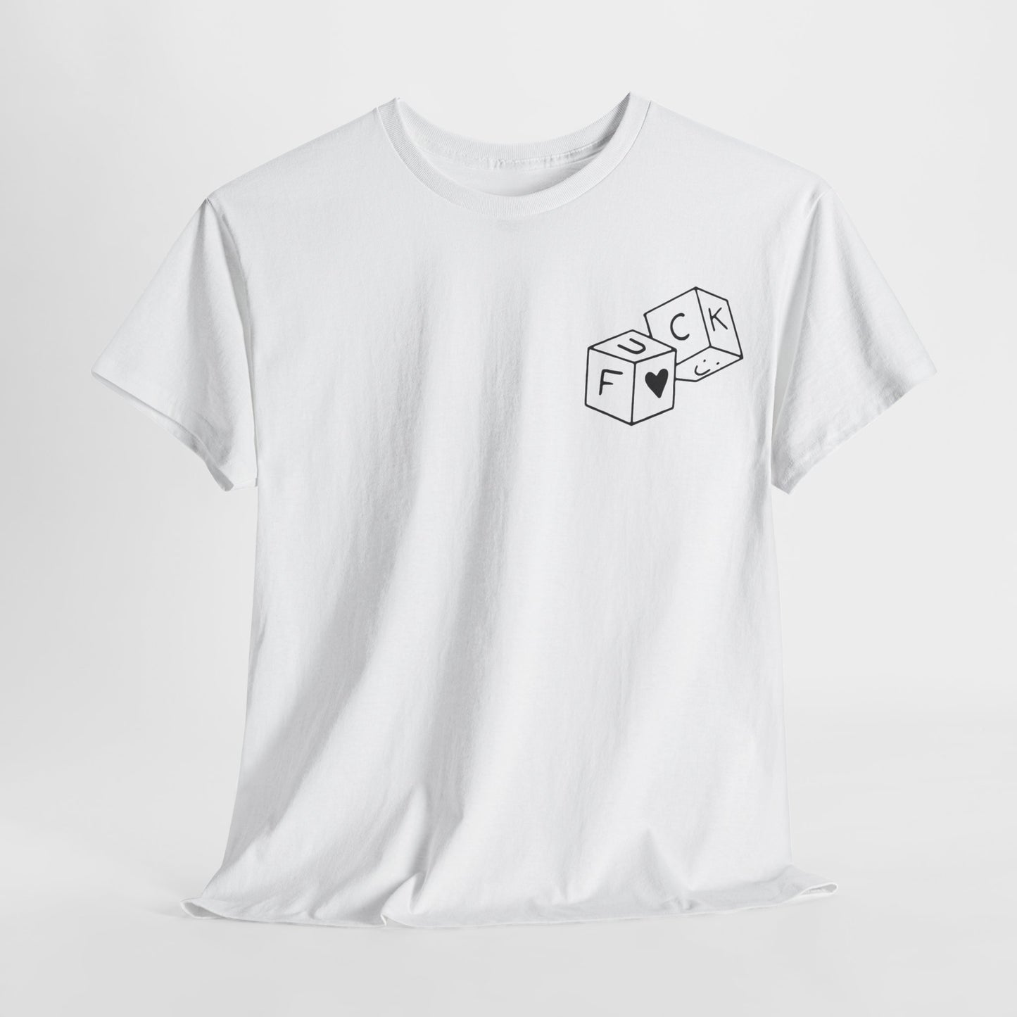 "The_dice" Heavy fabric T-Shirt