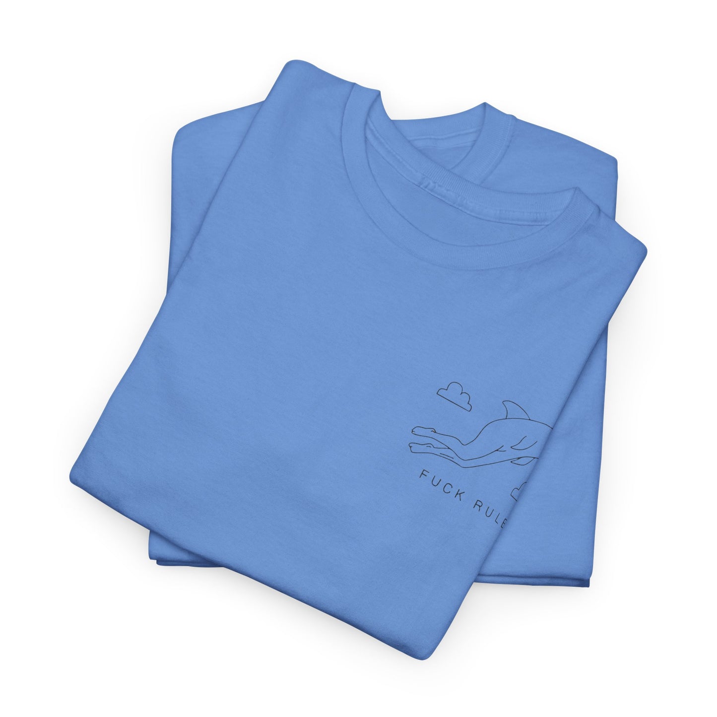 "Fuck_rules" Heavy fabric T-Shirt