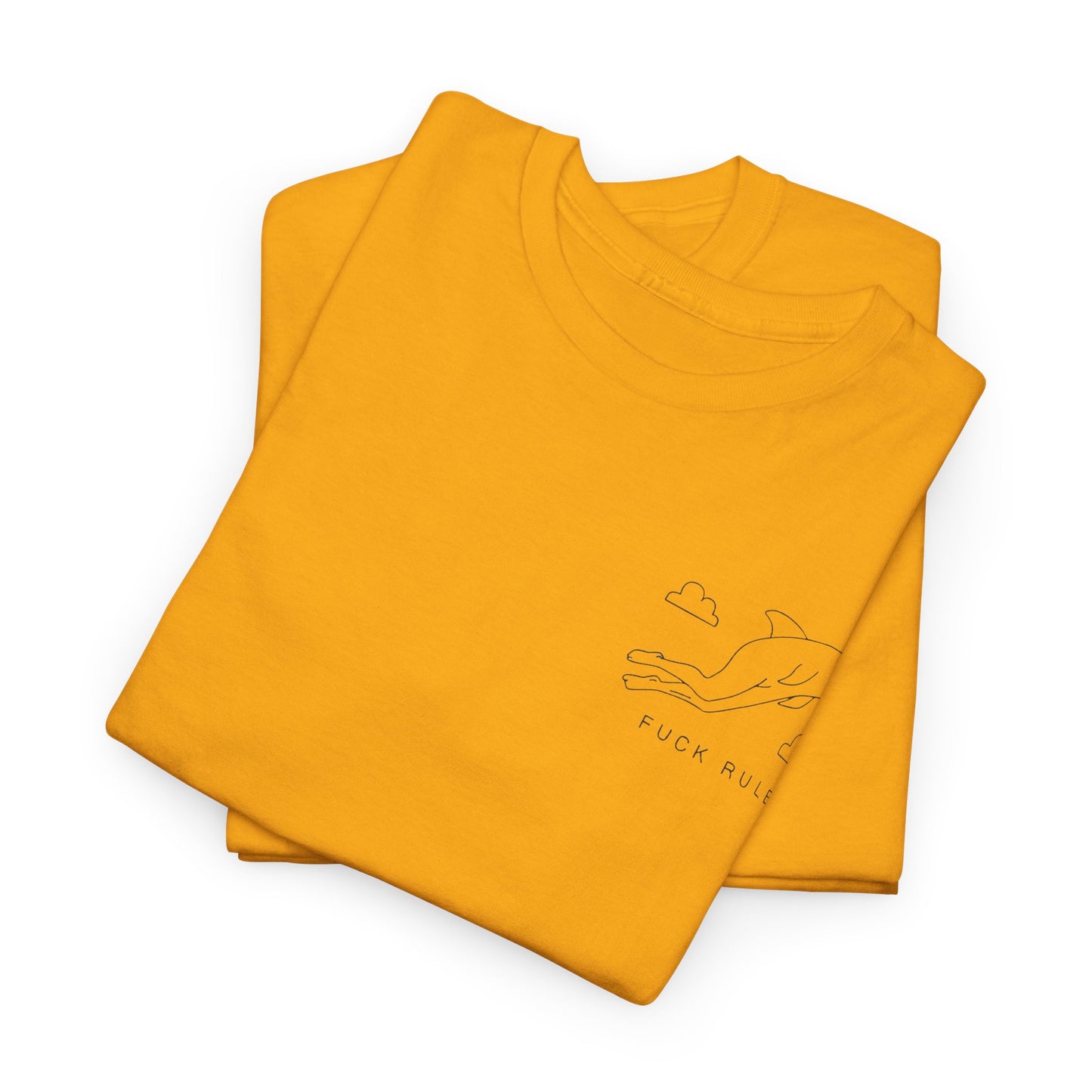 "Fuck_rules" Heavy fabric T-Shirt