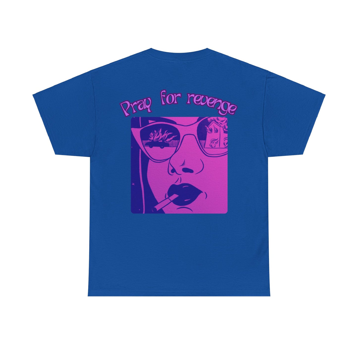"Pray" Back print Heavy fabric T-Shirt