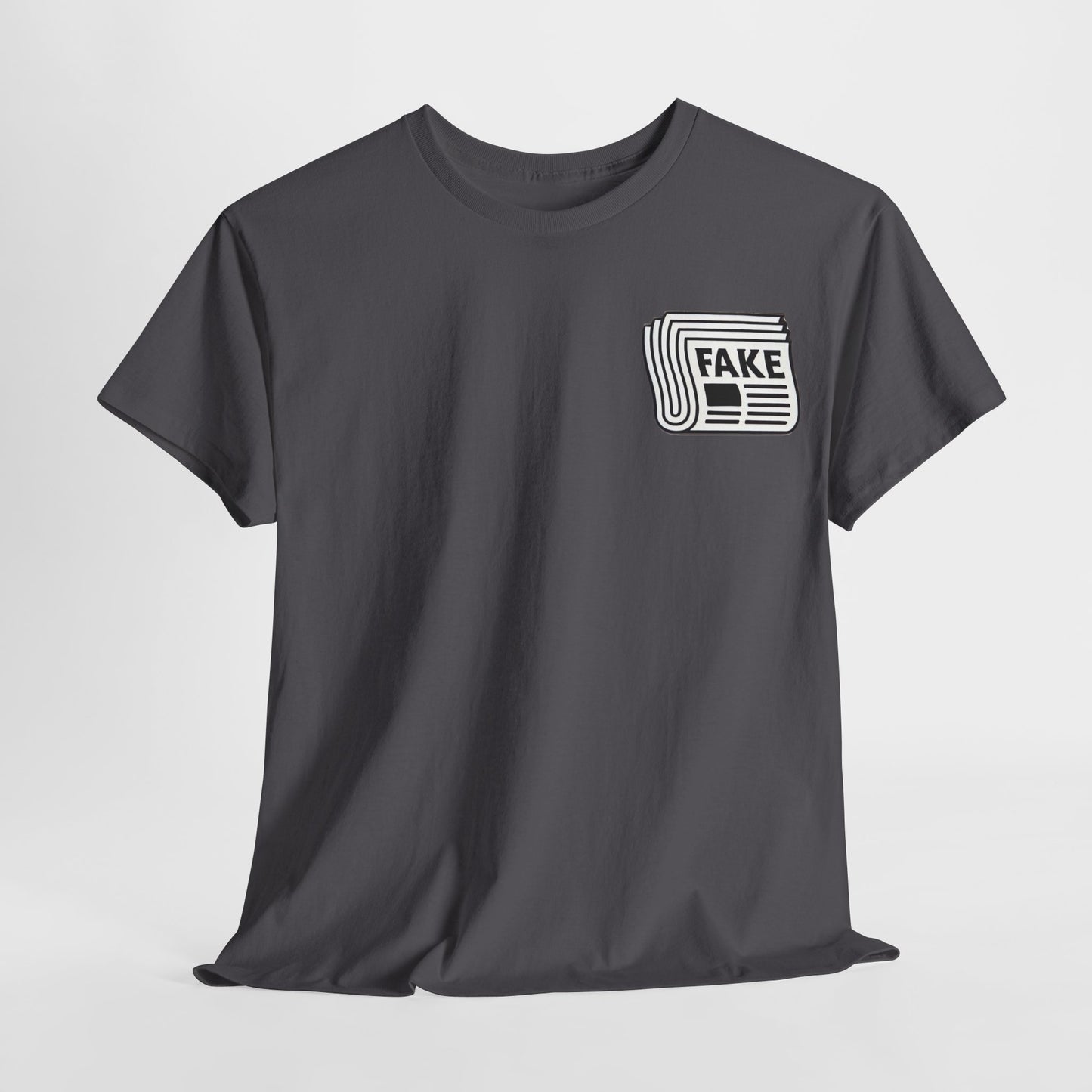"Fake_news" Heavy fabric T-Shirt
