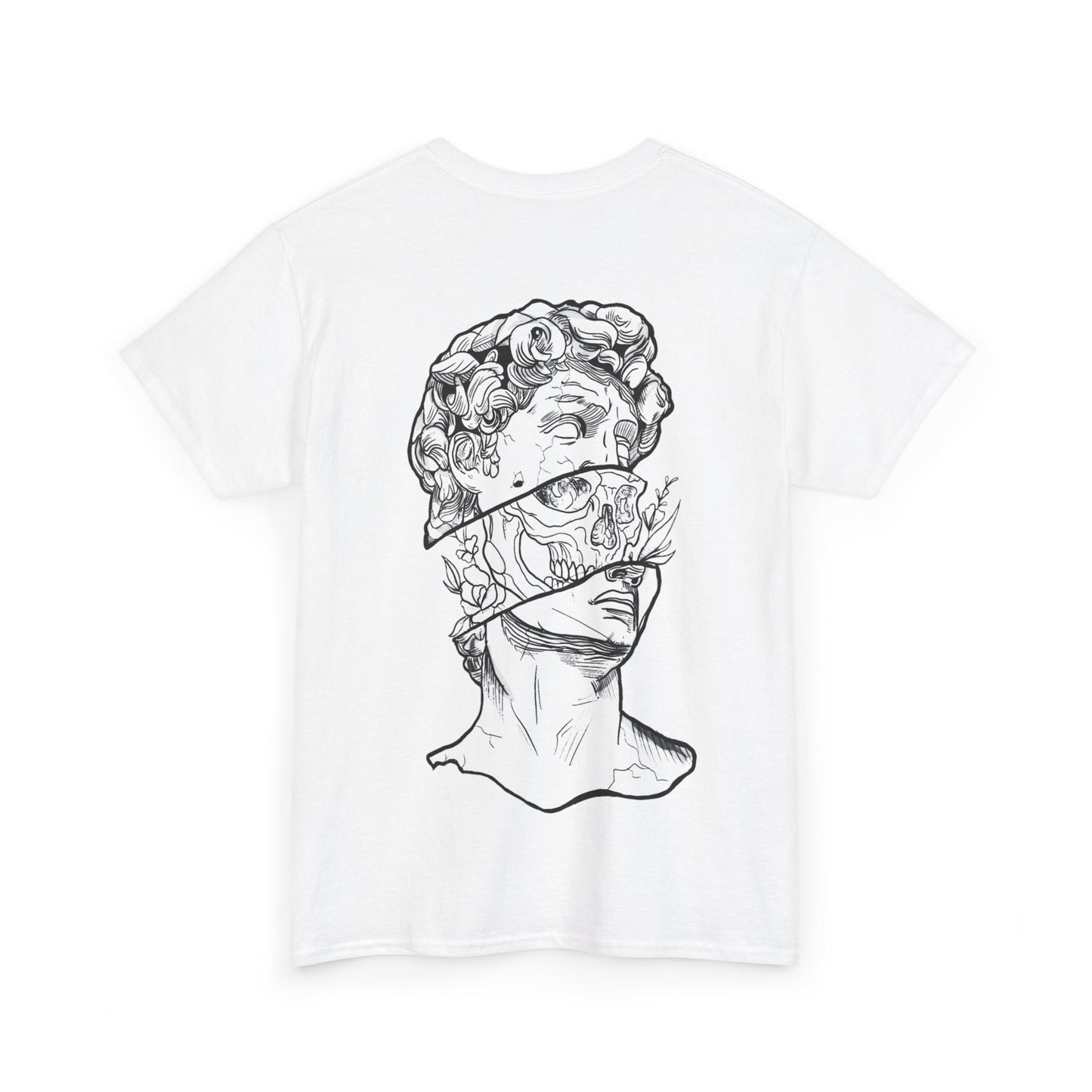 "Leo_Skull" Back Heavy fabric T-Shirt