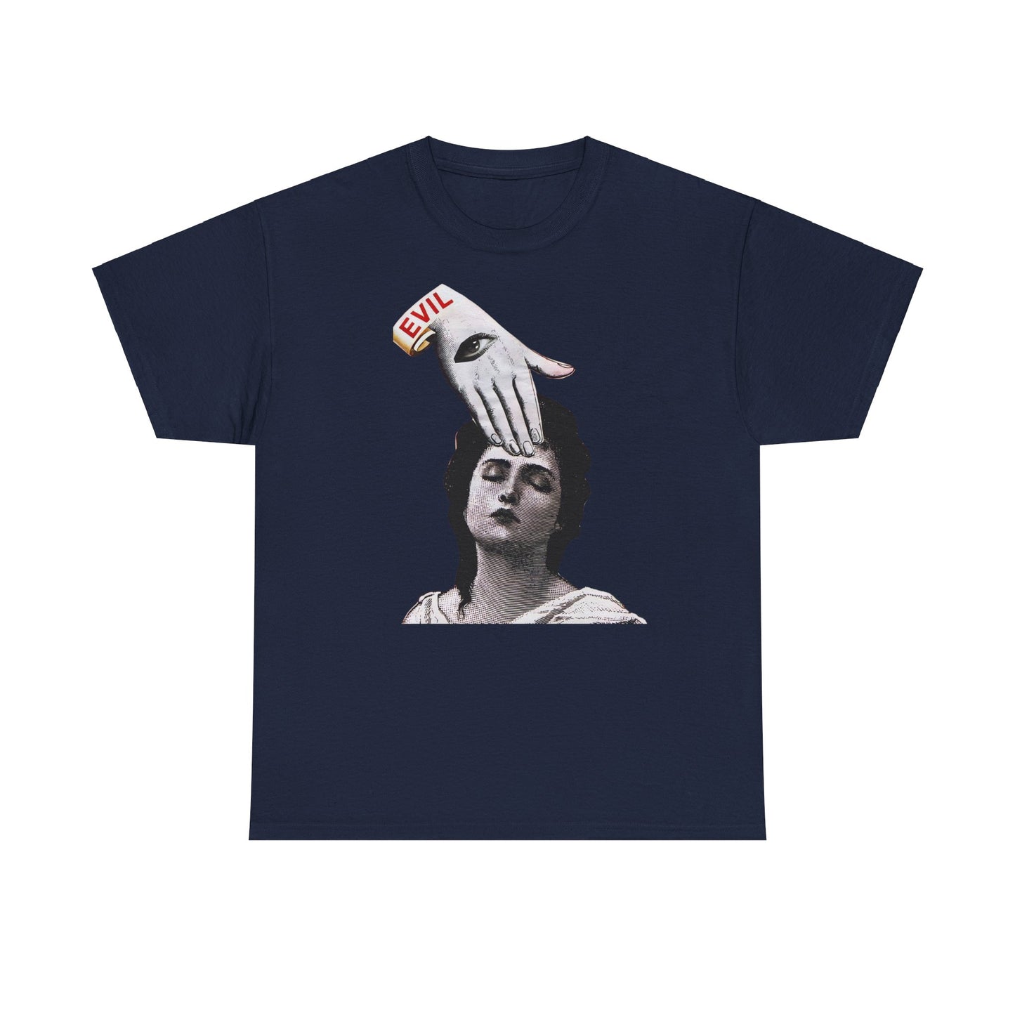 "Evil_mind" Heavy fabric T-Shirt