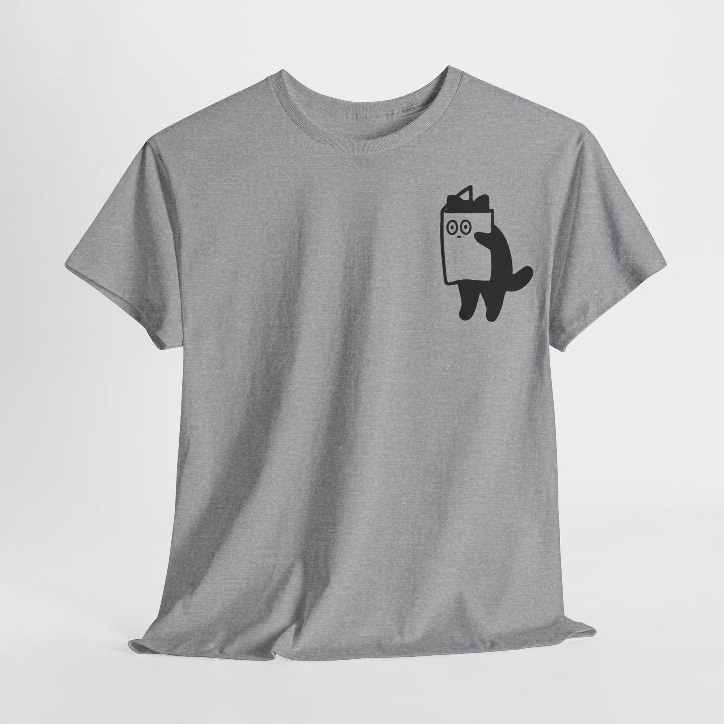 "Cat_A_Boo" Heavy fabric T-Shirt