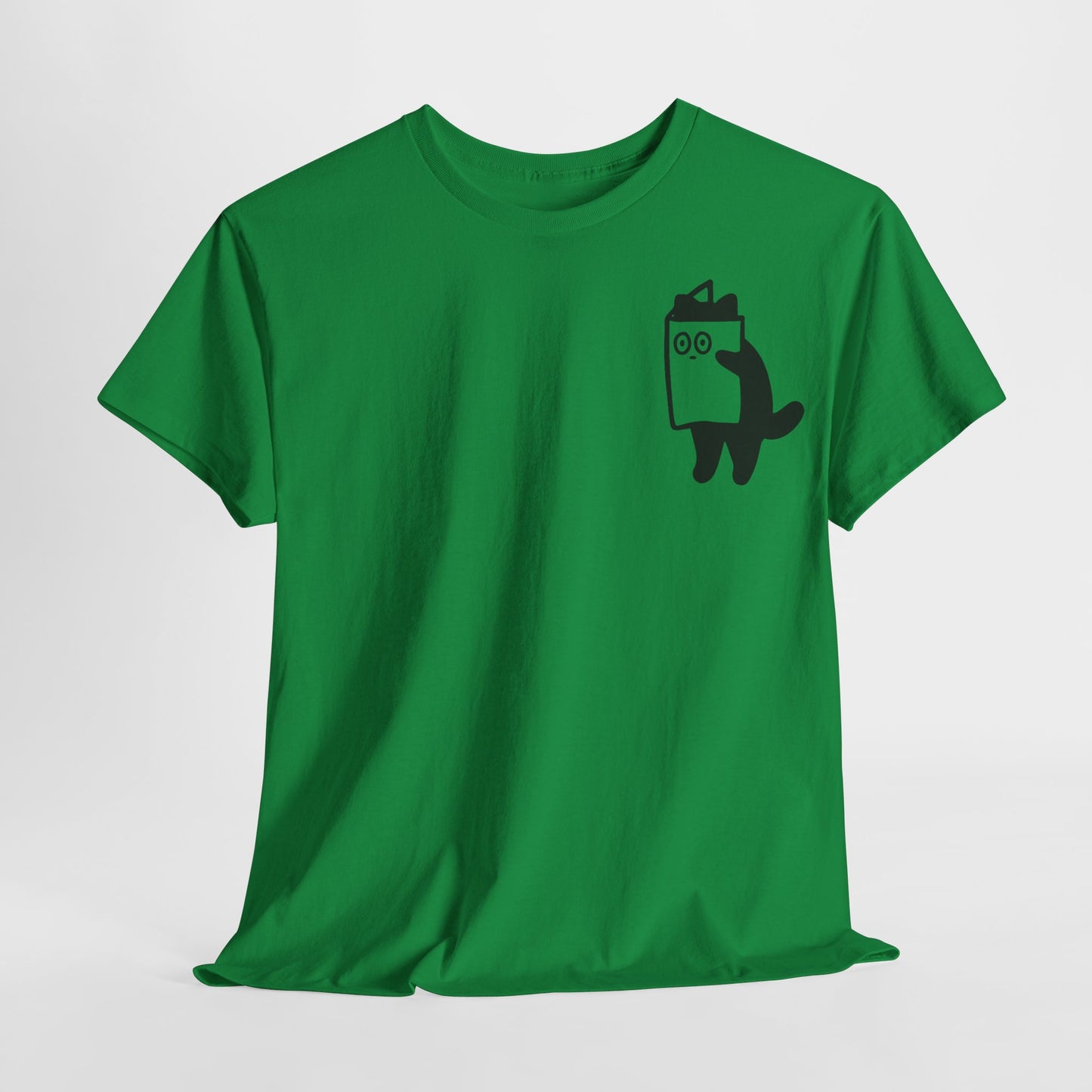 "Cat_A_Boo" Heavy fabric T-Shirt