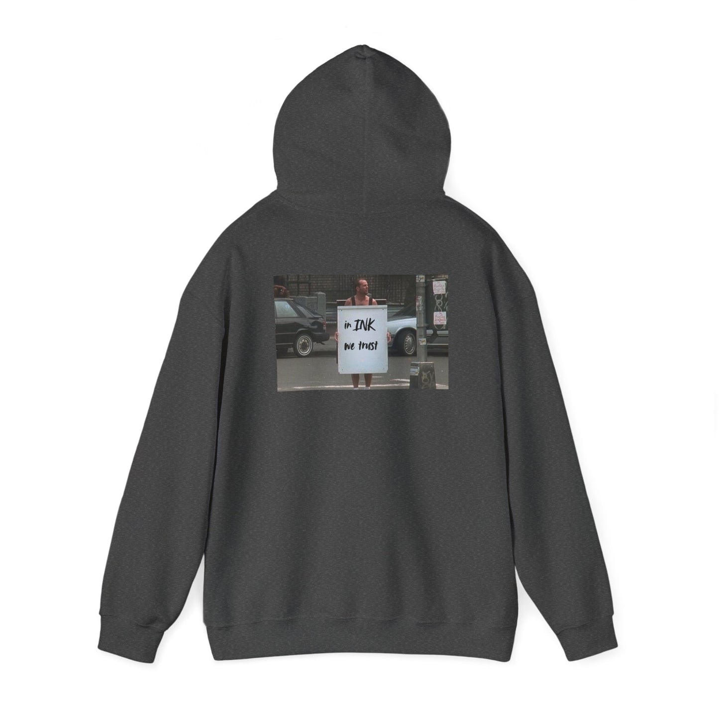 "inked bruce” back Heavy fabric Hoodie