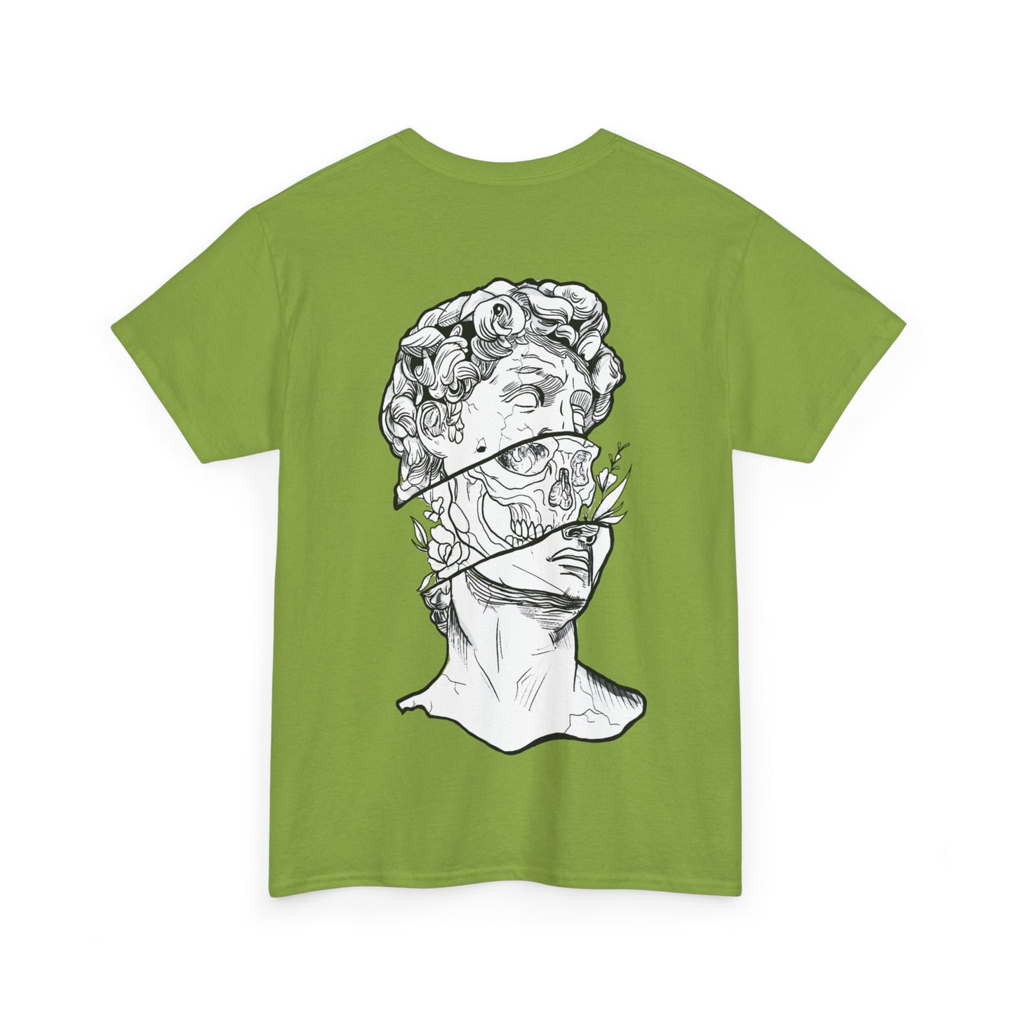 "Leo_Skull" Back Heavy fabric T-Shirt
