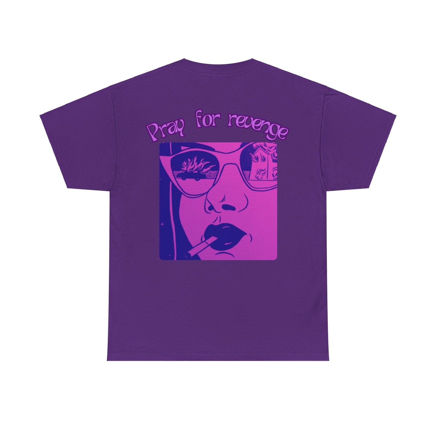 "Pray" Back print Heavy fabric T-Shirt