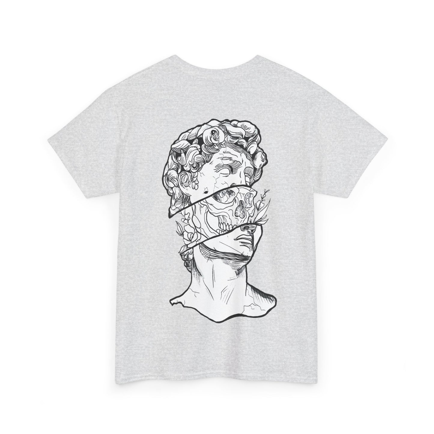 "Leo_Skull" Back Heavy fabric T-Shirt