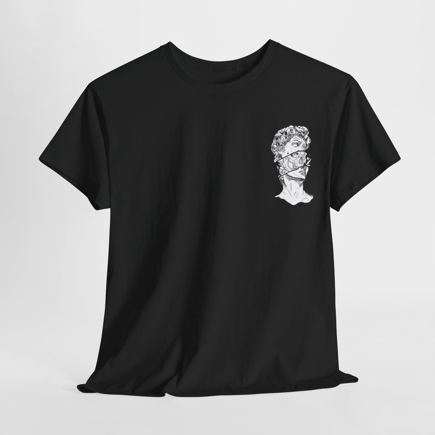 "Leo_Skull" Back Heavy fabric T-Shirt