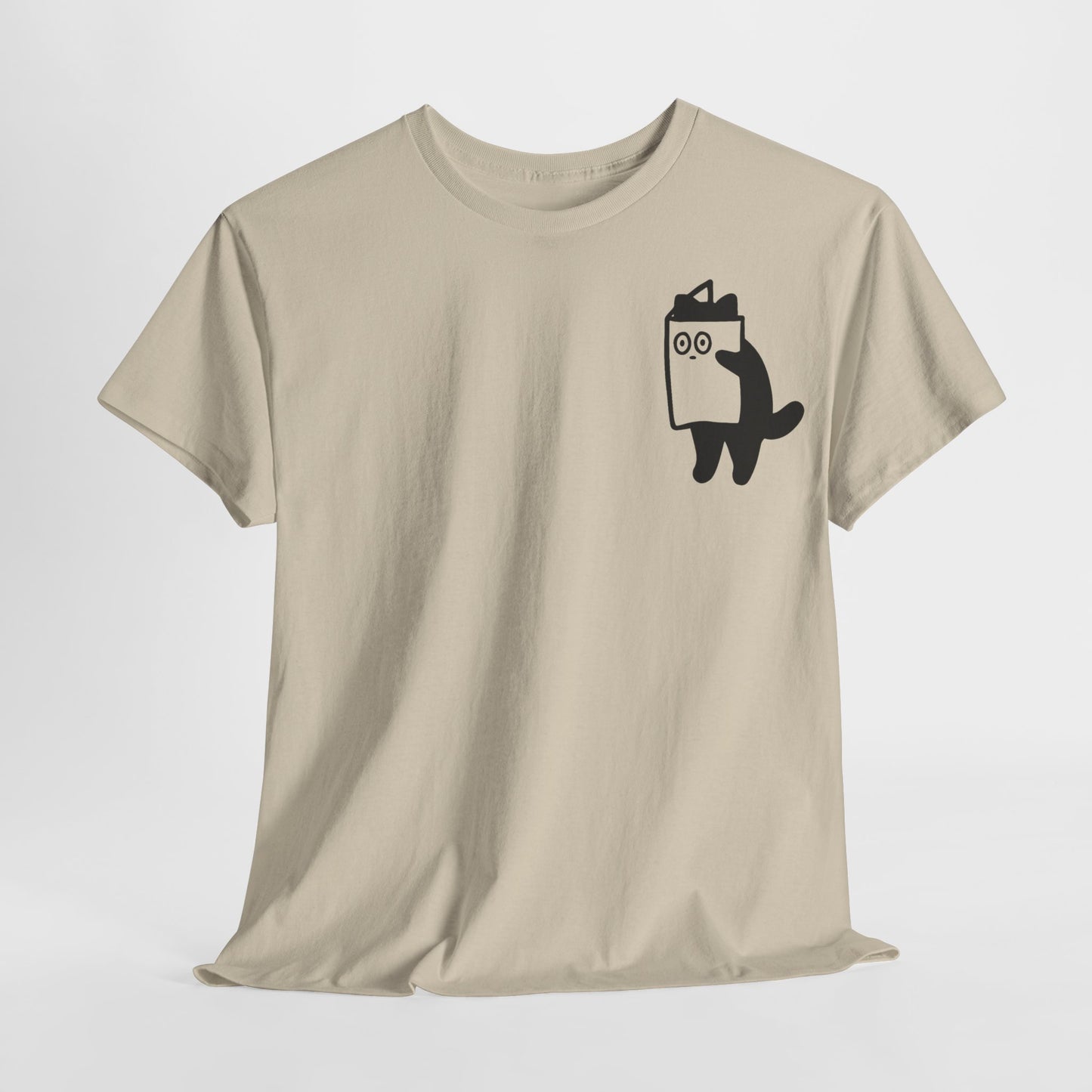"Cat_A_Boo" Heavy fabric T-Shirt