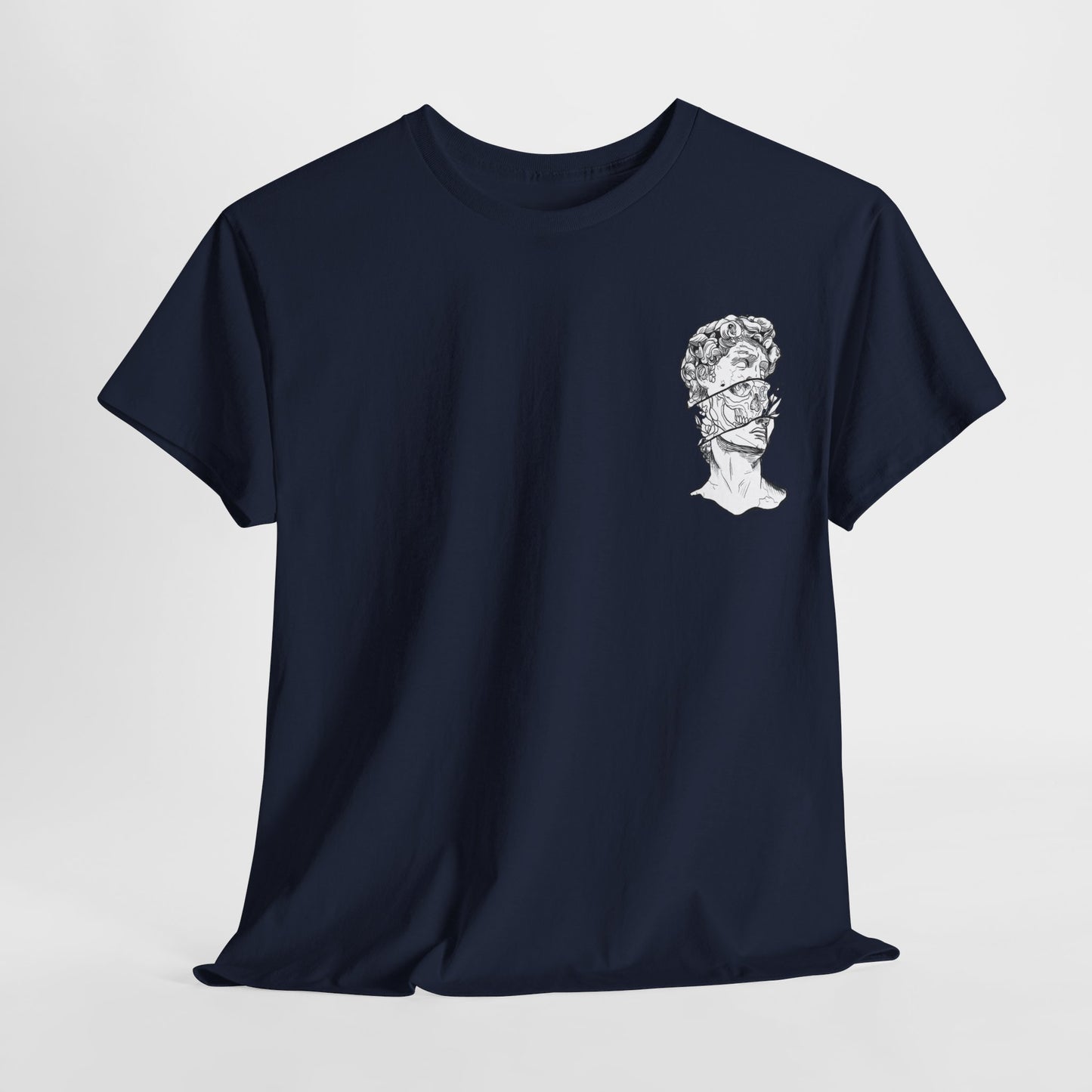 "Leo_Skull" Back Heavy fabric T-Shirt