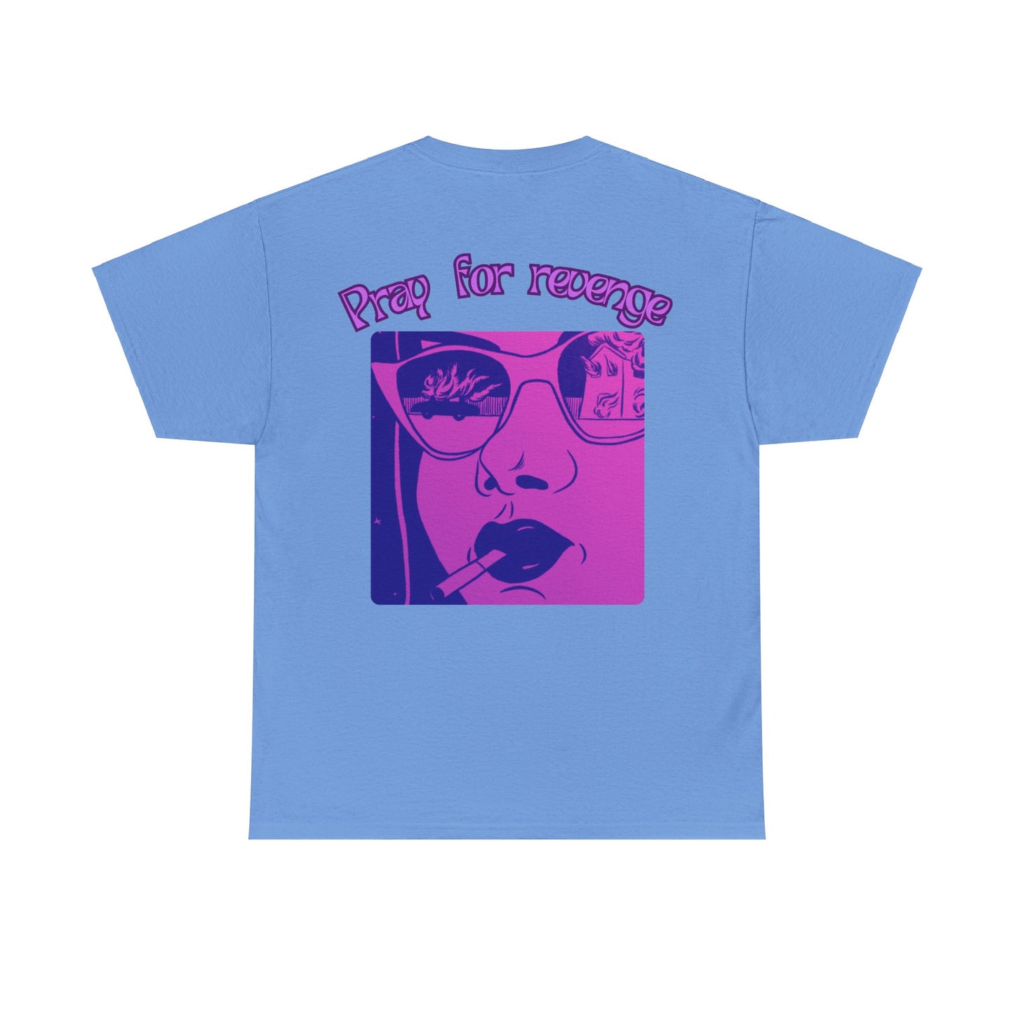 "Pray" Back print Heavy fabric T-Shirt