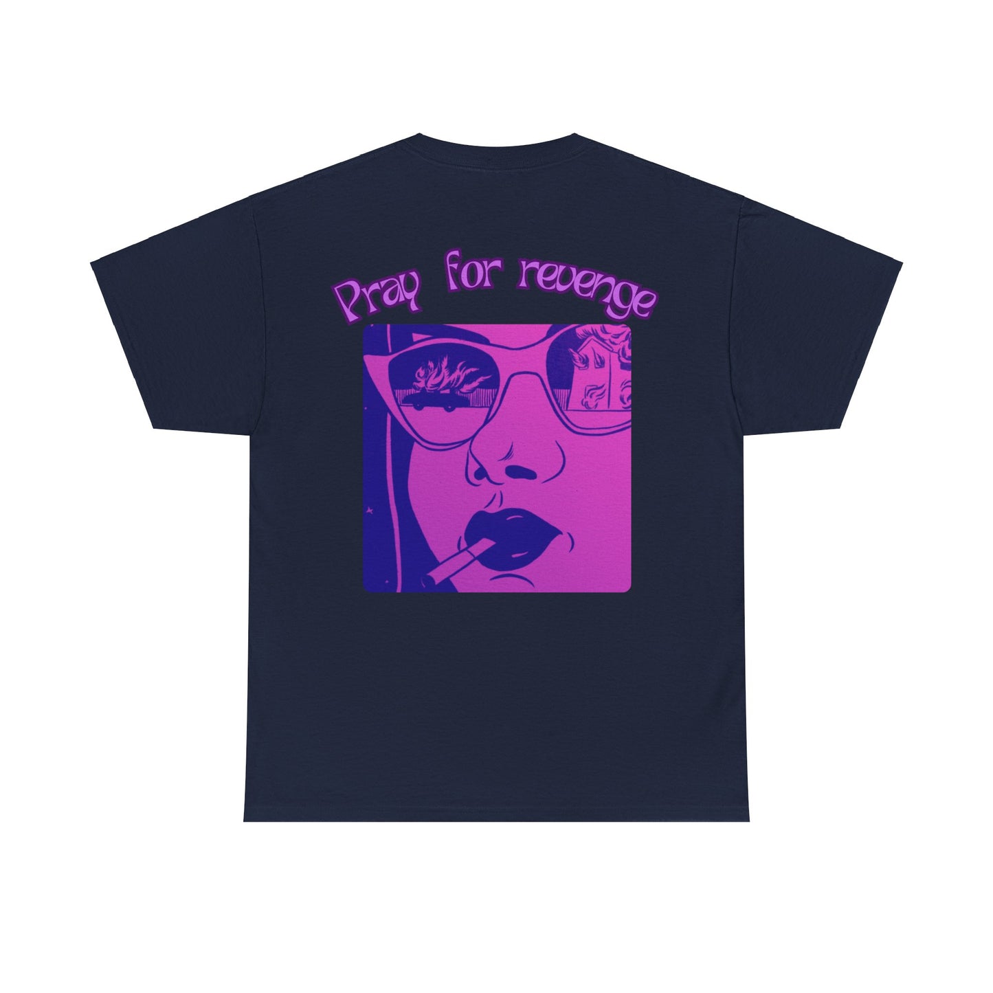 "Pray" Back print Heavy fabric T-Shirt