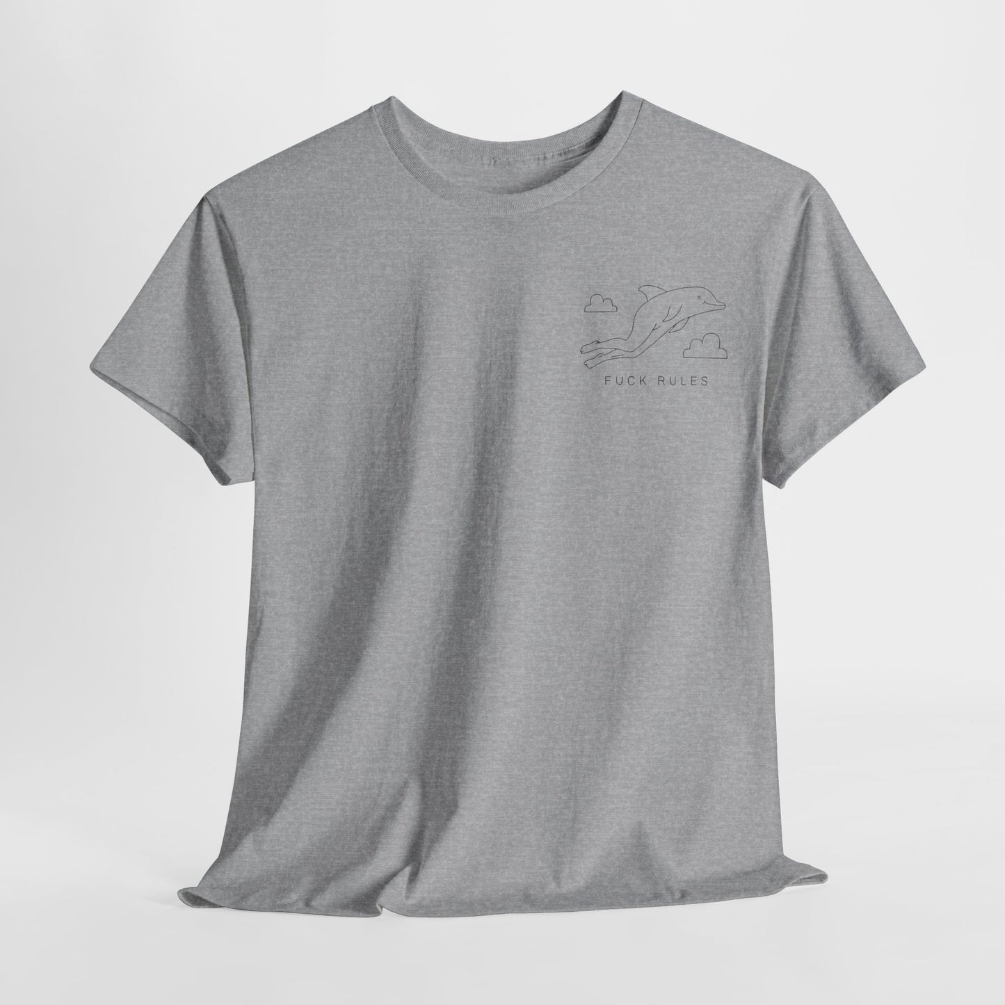 "Fuck_rules" Heavy fabric T-Shirt