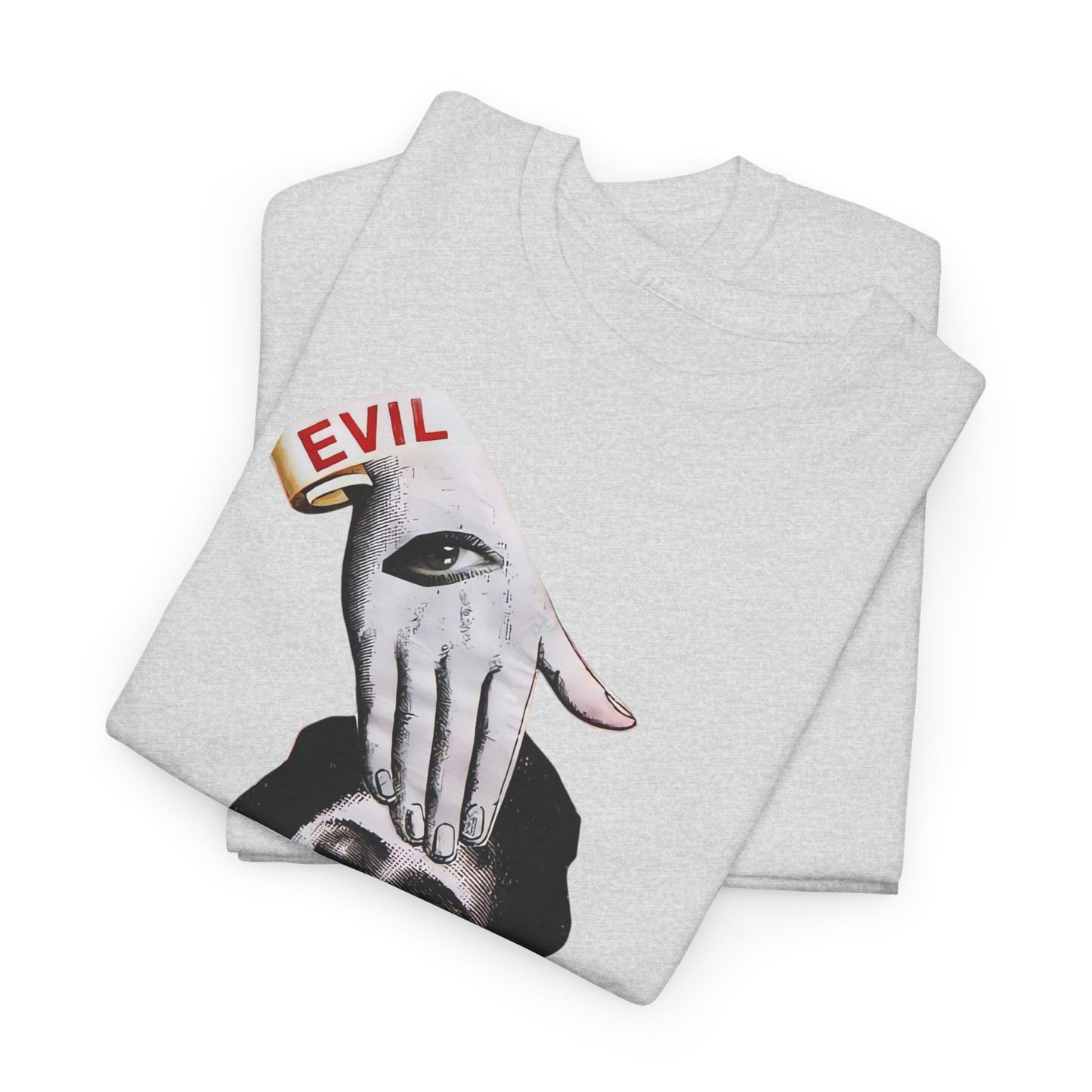 "Evil_mind" Heavy fabric T-Shirt