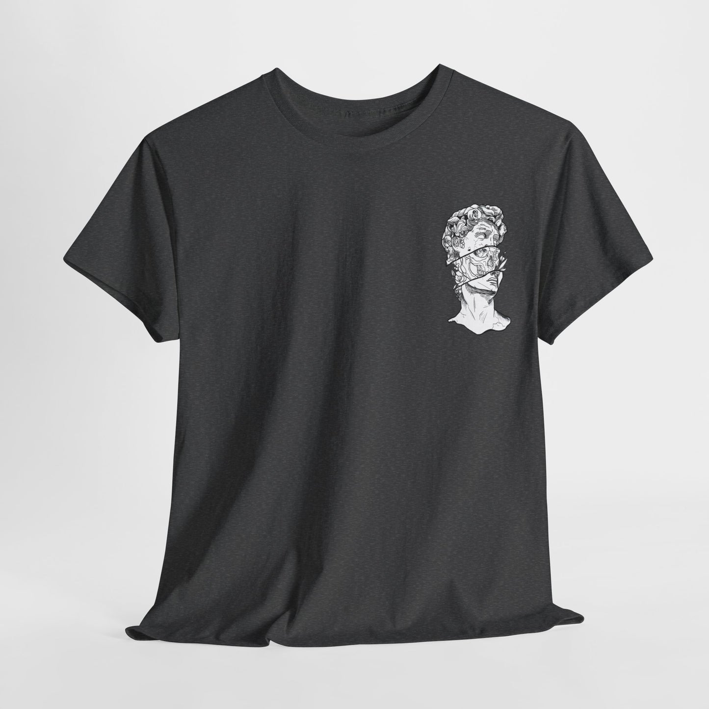 "Leo_Skull" Back Heavy fabric T-Shirt