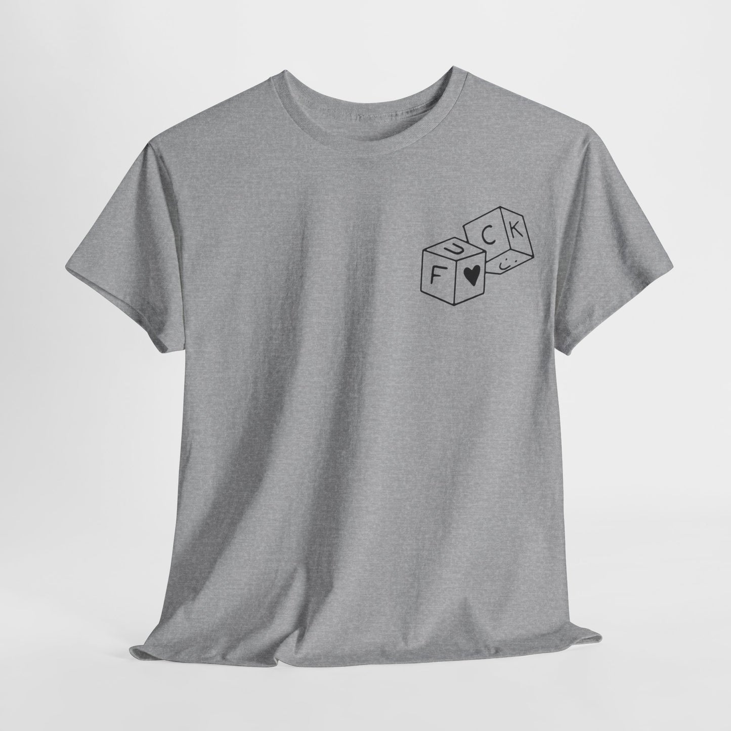 "The_dice" Heavy fabric T-Shirt