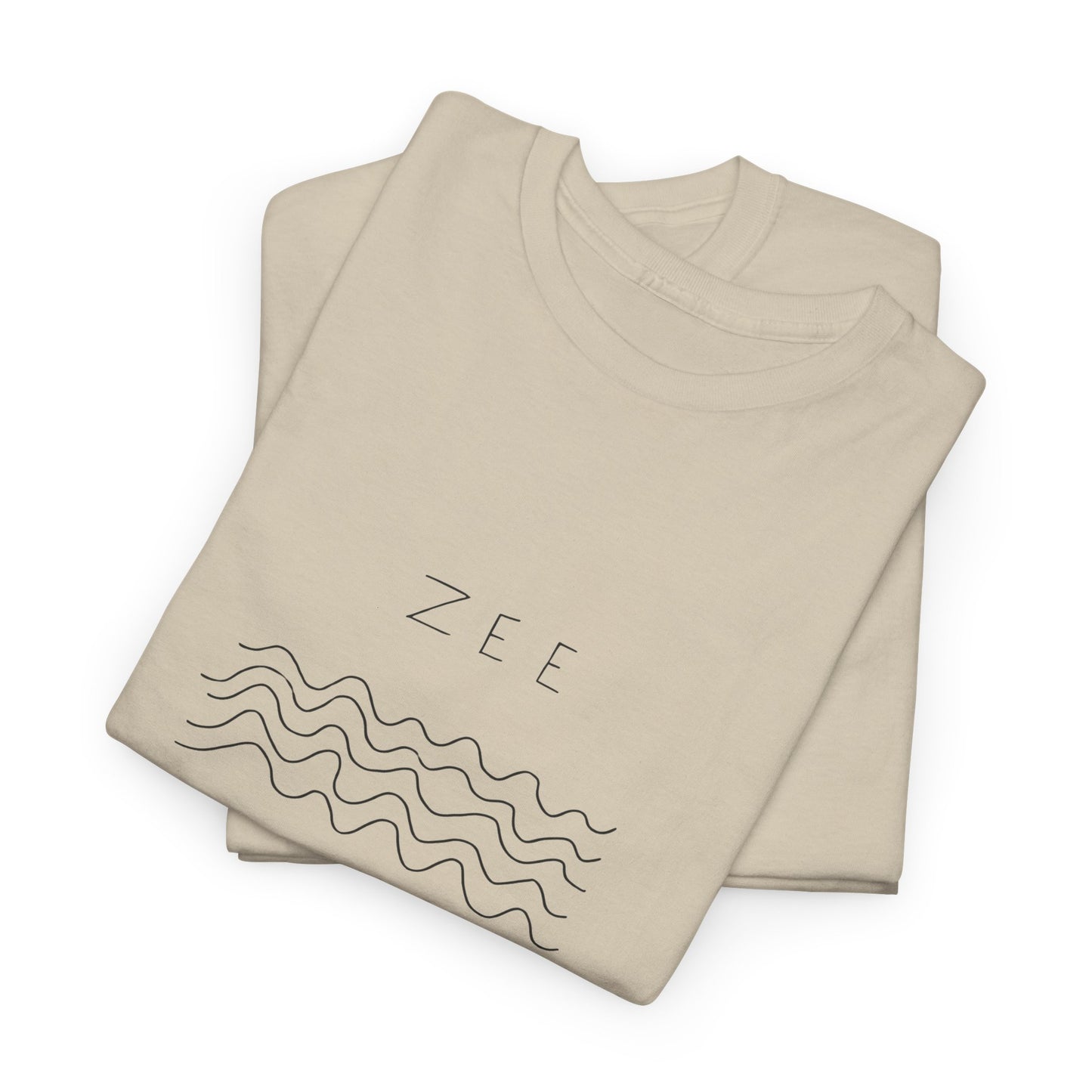 "de ZEE” Heavy fabric T-Shirt.