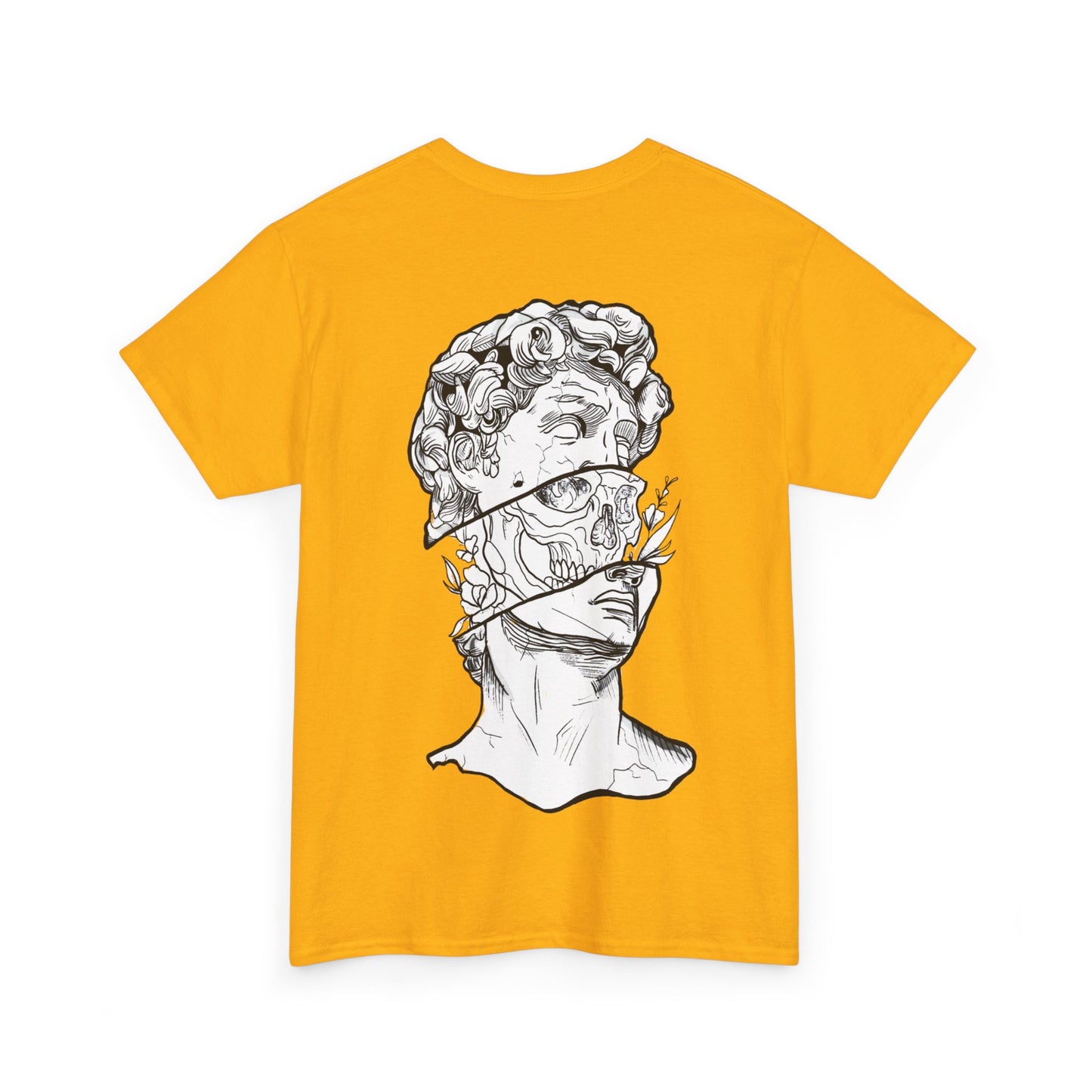 "Leo_Skull" Back Heavy fabric T-Shirt