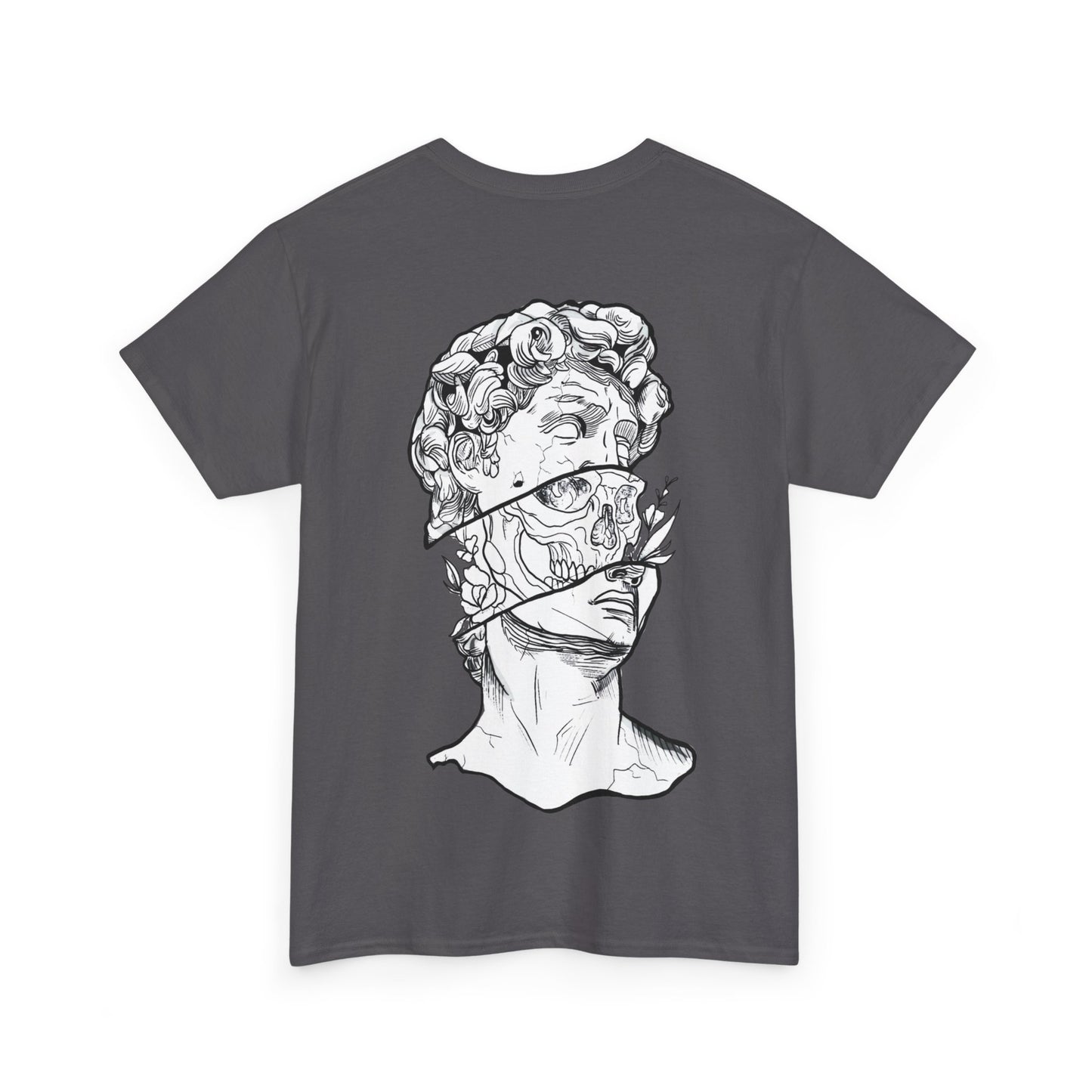 "Leo_Skull" Back Heavy fabric T-Shirt