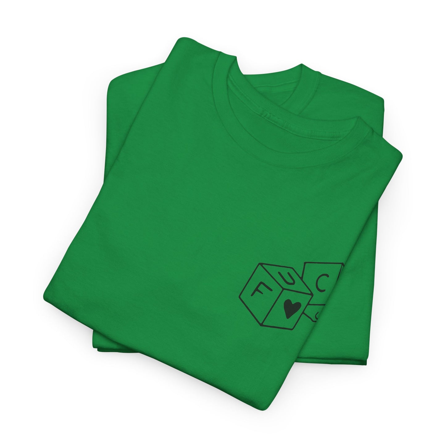 "The_dice" Heavy fabric T-Shirt