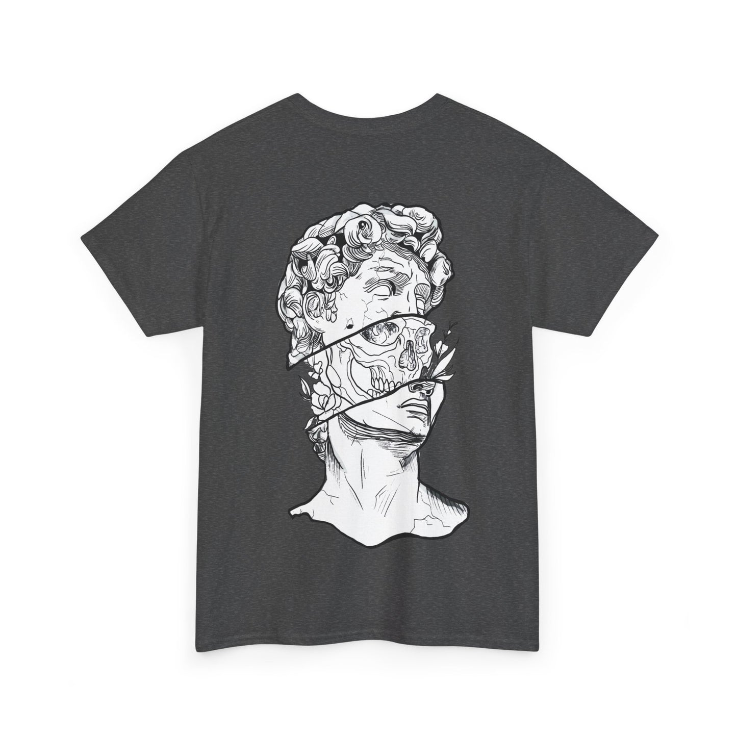 "Leo_Skull" Back Heavy fabric T-Shirt