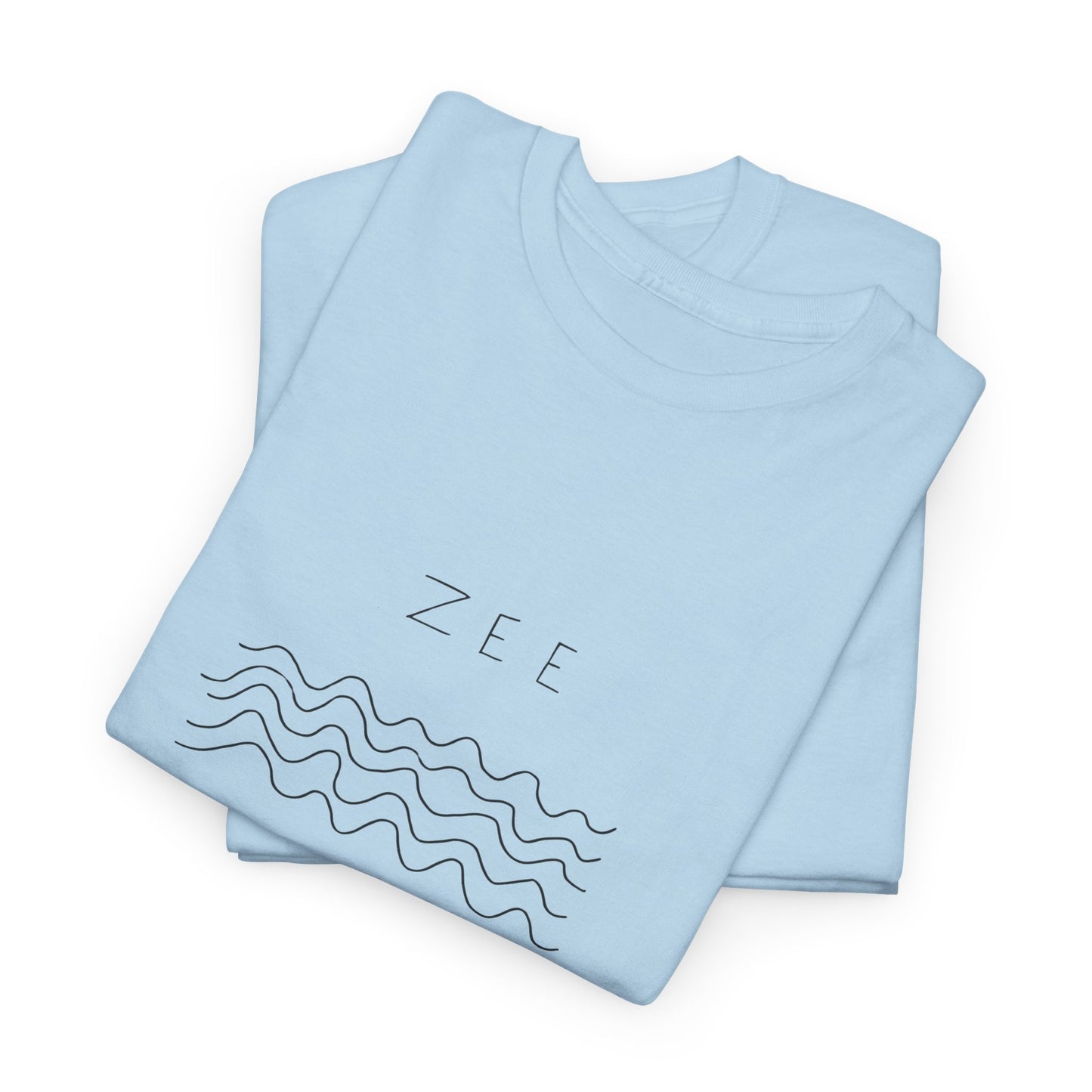"de ZEE” Heavy fabric T-Shirt.