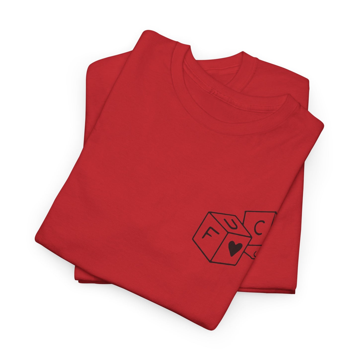 "The_dice" Heavy fabric T-Shirt