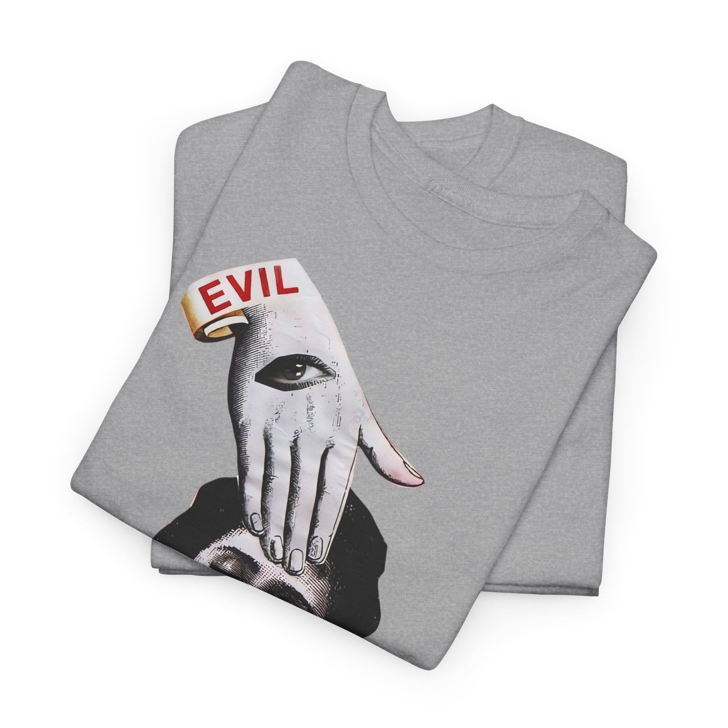 "Evil_mind" Heavy fabric T-Shirt