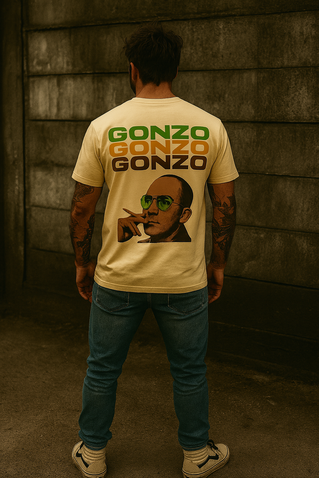NEW Collection "GONZO tee" T-Shirt ultra heavy fabric limited edition