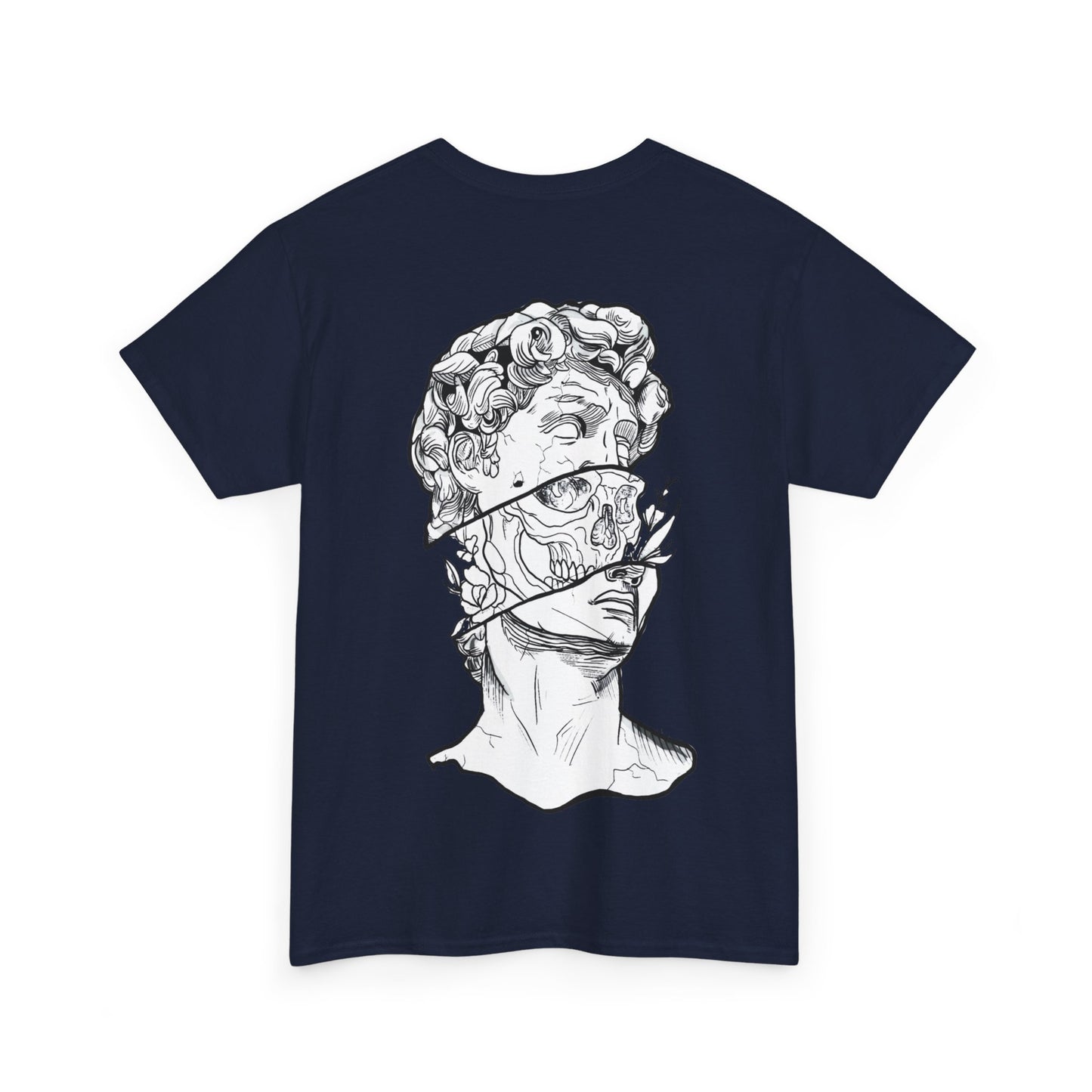 "Leo_Skull" Back Heavy fabric T-Shirt