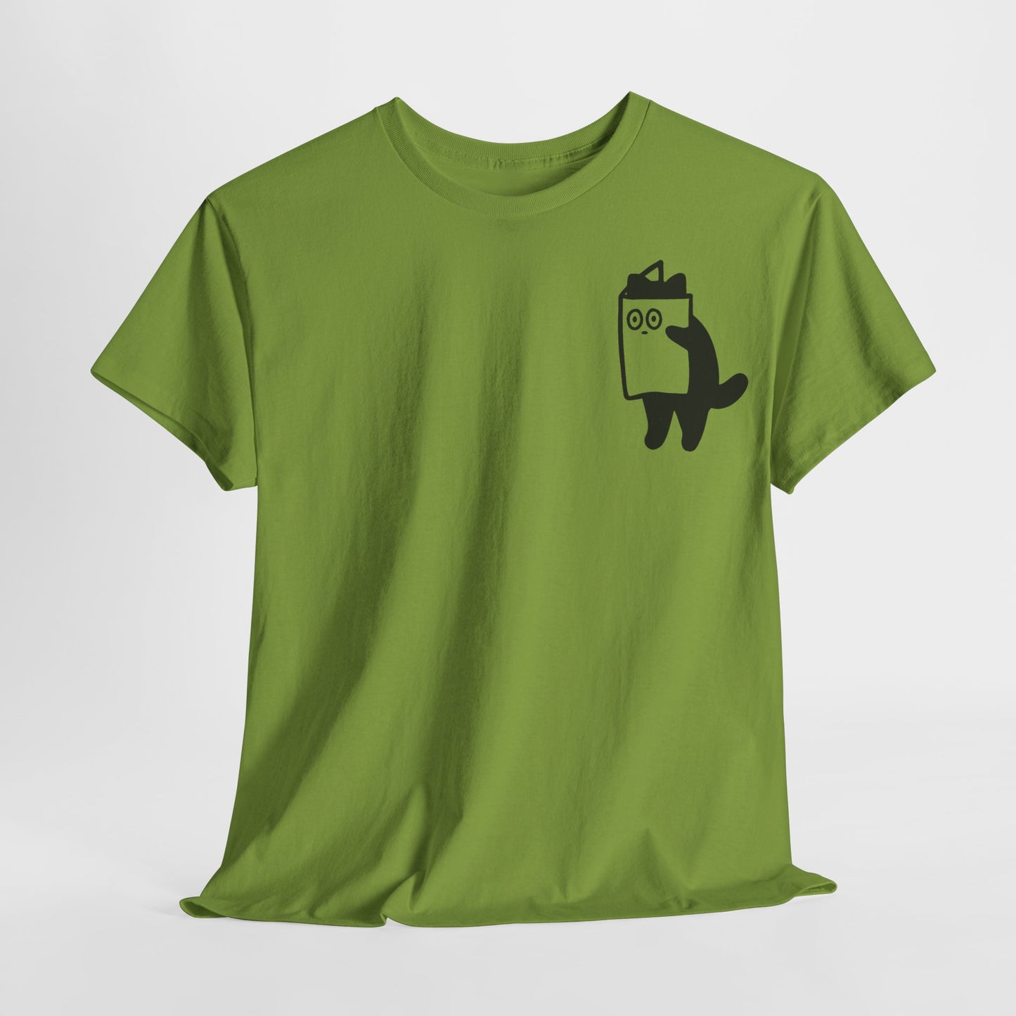 "Cat_A_Boo" Heavy fabric T-Shirt