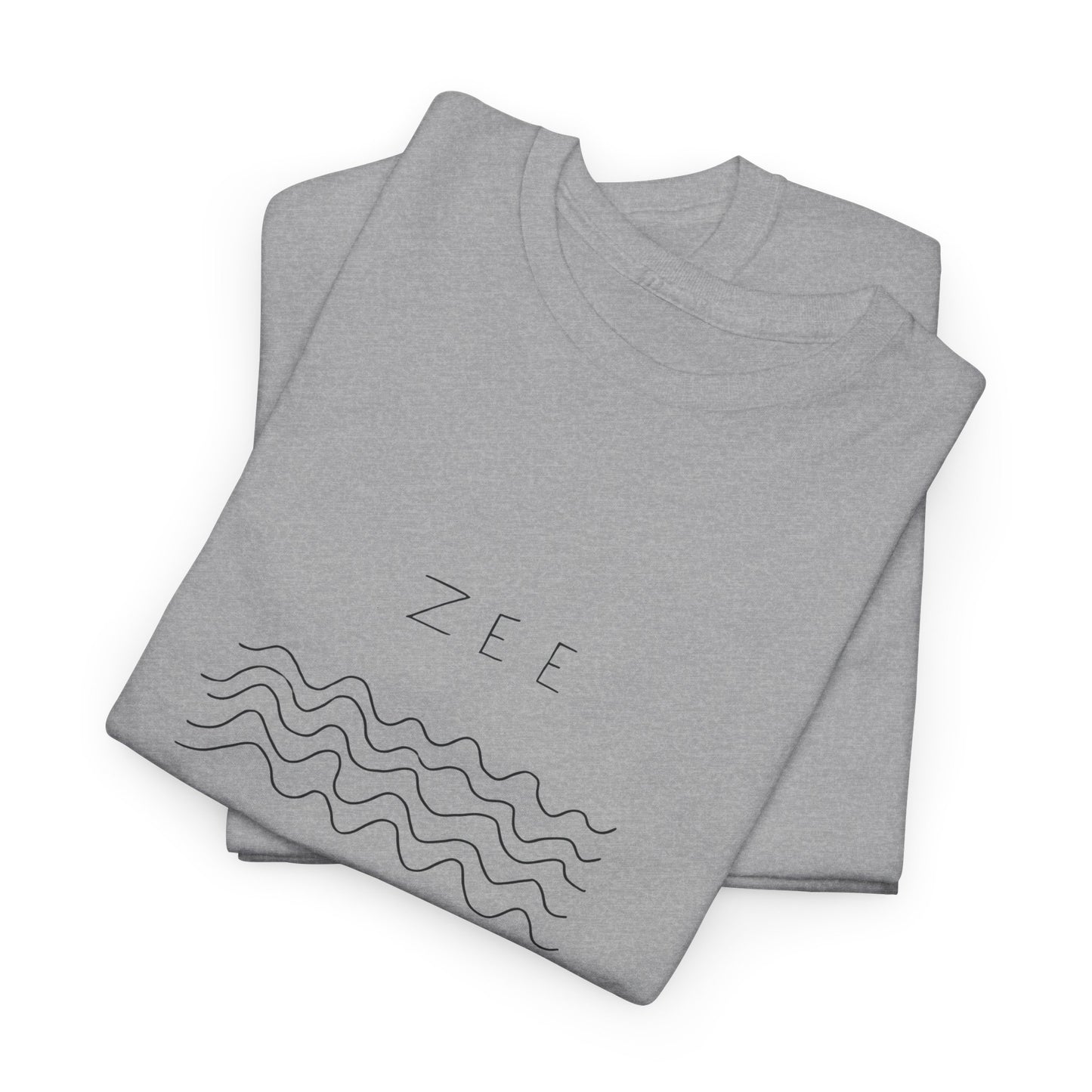 "de ZEE” Heavy fabric T-Shirt.