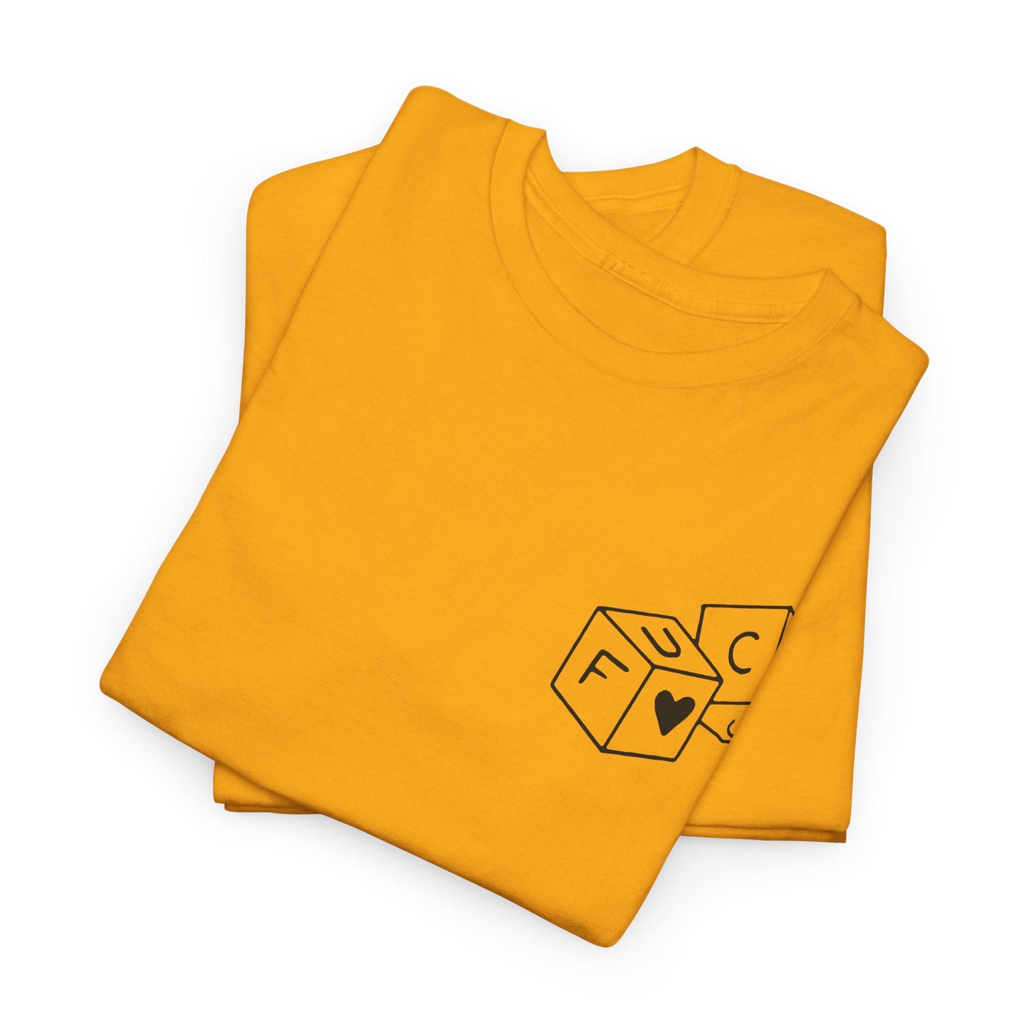 "The_dice" Heavy fabric T-Shirt