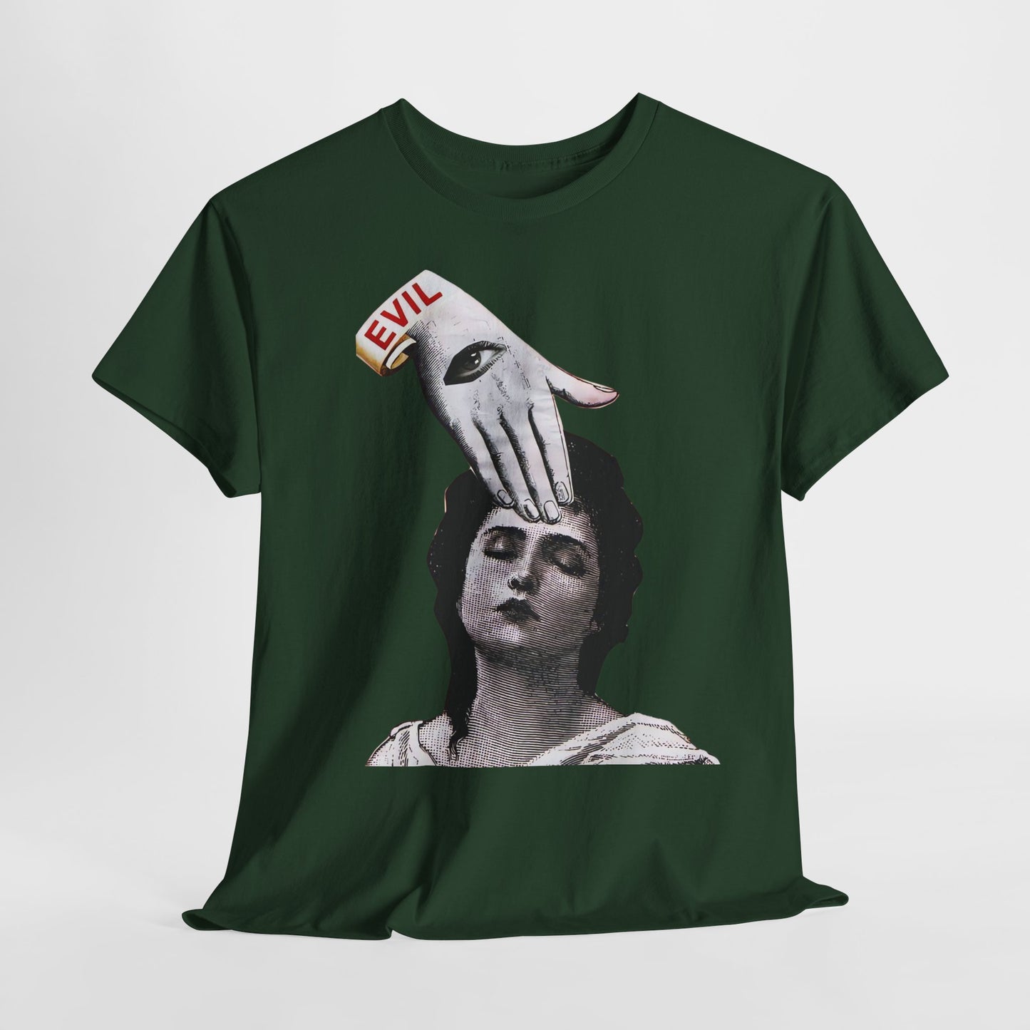 "Evil_mind" Heavy fabric T-Shirt