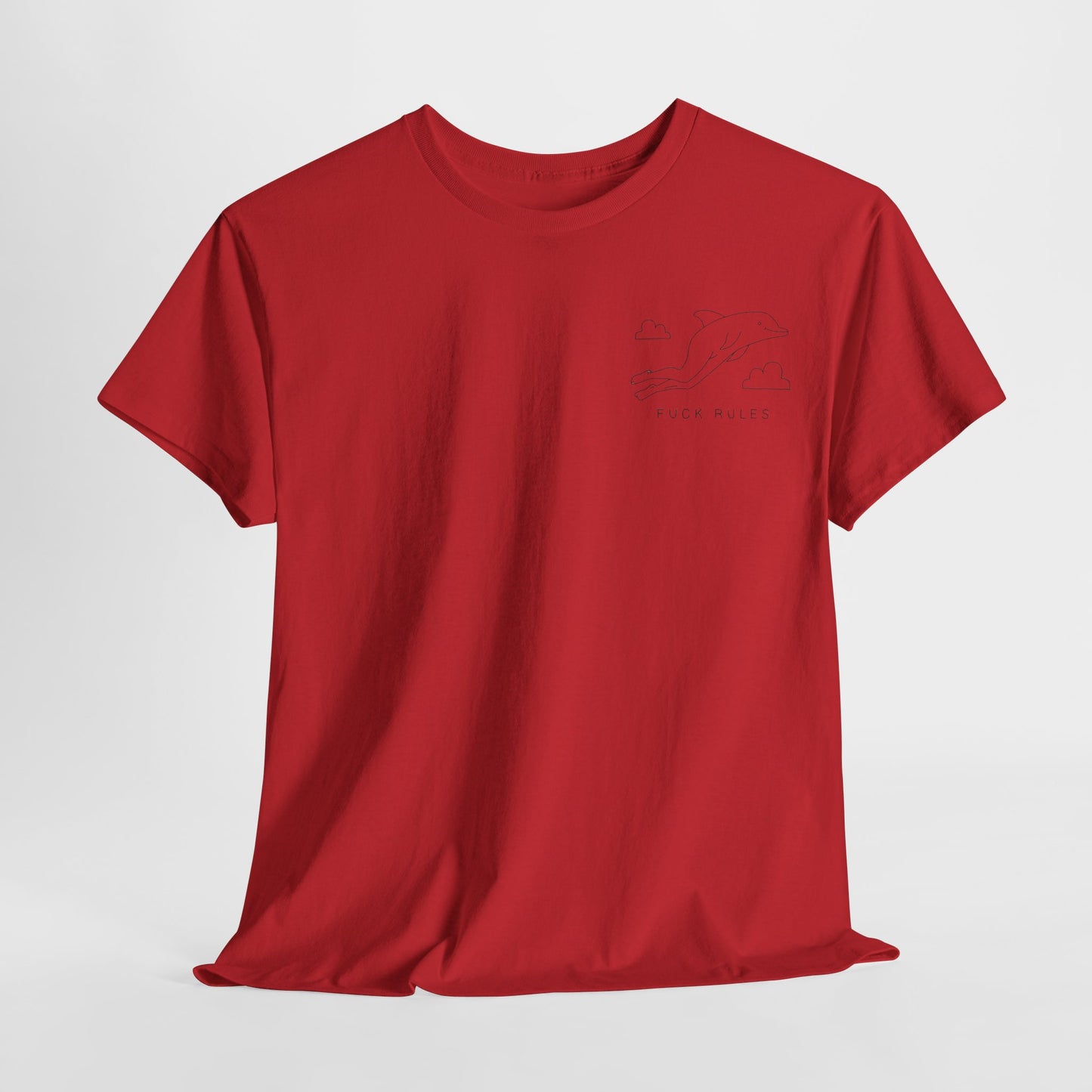 "Fuck_rules" Heavy fabric T-Shirt