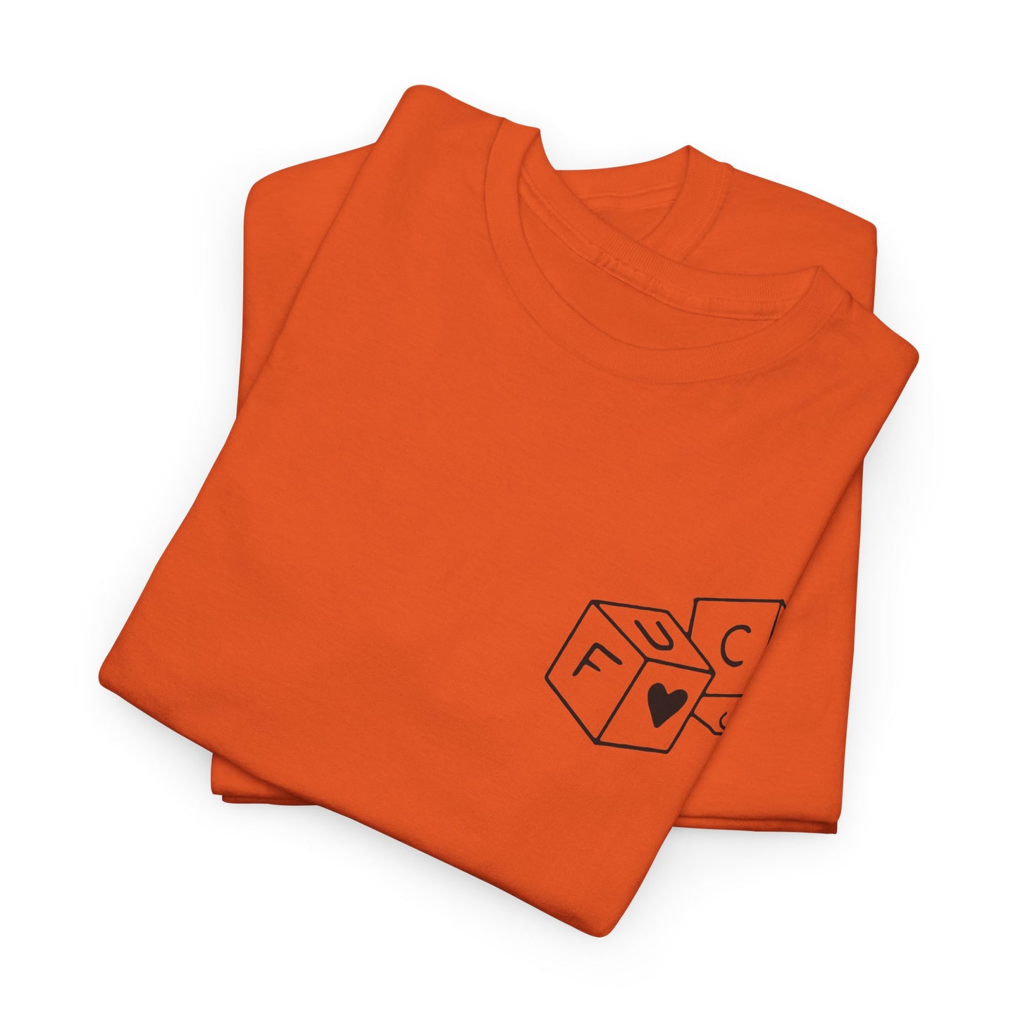 "The_dice" Heavy fabric T-Shirt