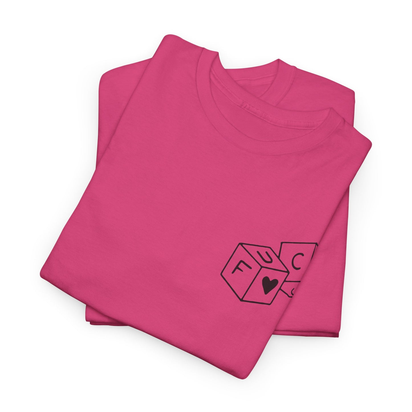 "The_dice" Heavy fabric T-Shirt