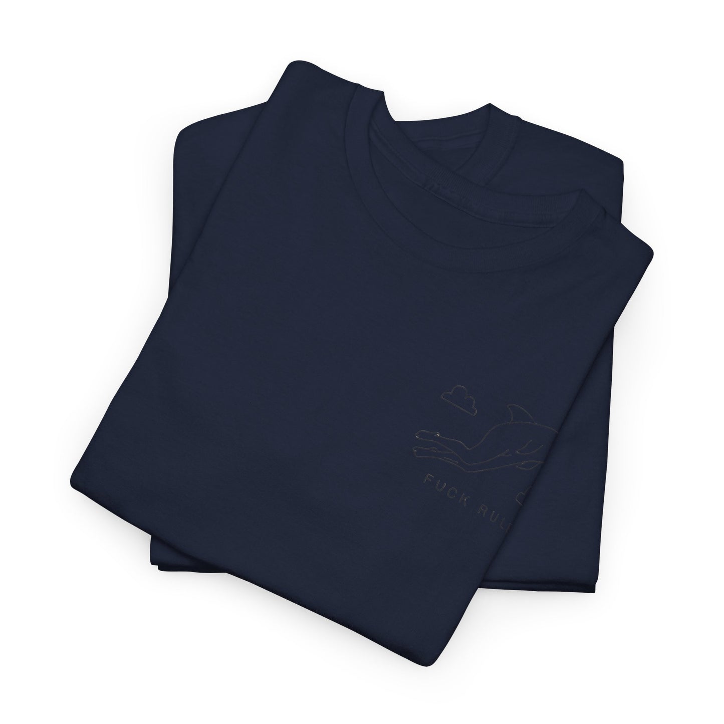 "Fuck_rules" Heavy fabric T-Shirt